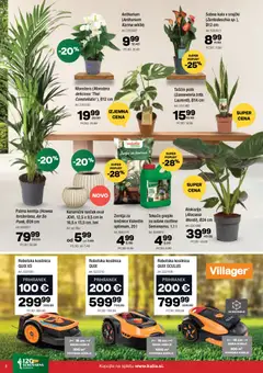Kalia katalog akcije – veljaven od 13.04.2026 | Stran: 8 | Izdelki: Žemlja, Kosilnica, Lončnice, Robotska kosilnica