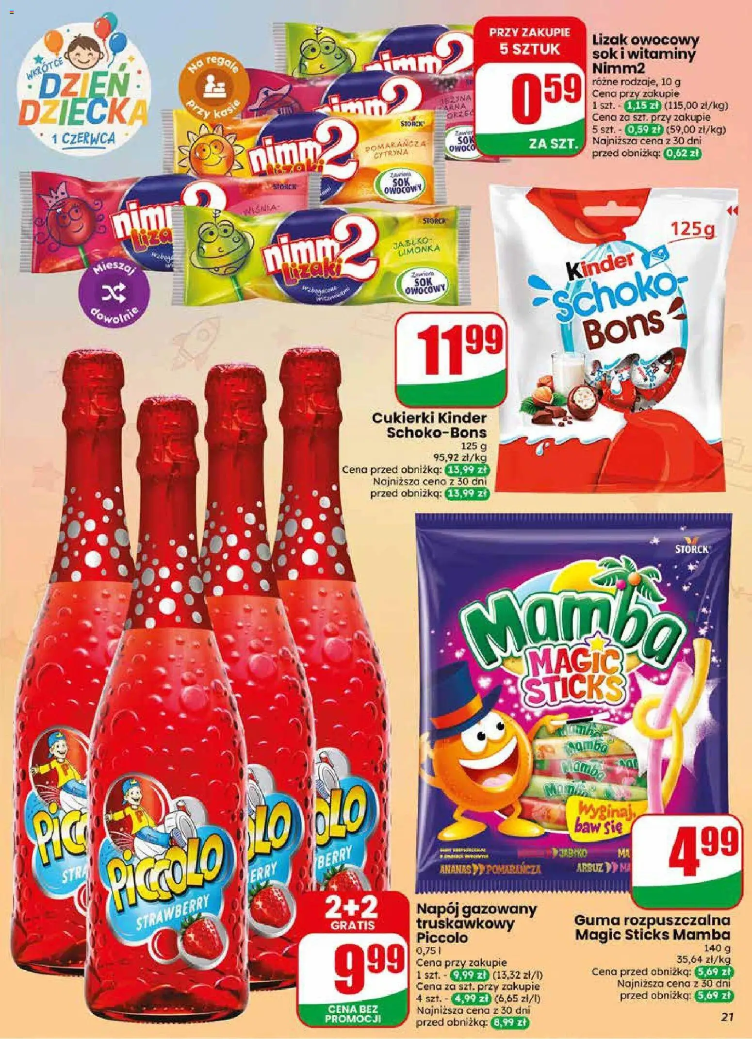 Dino gazetka od 20.05.2026 | Strona: 21 | Produkty: Cytryna, Arbuz, Ananas, Cukierki
