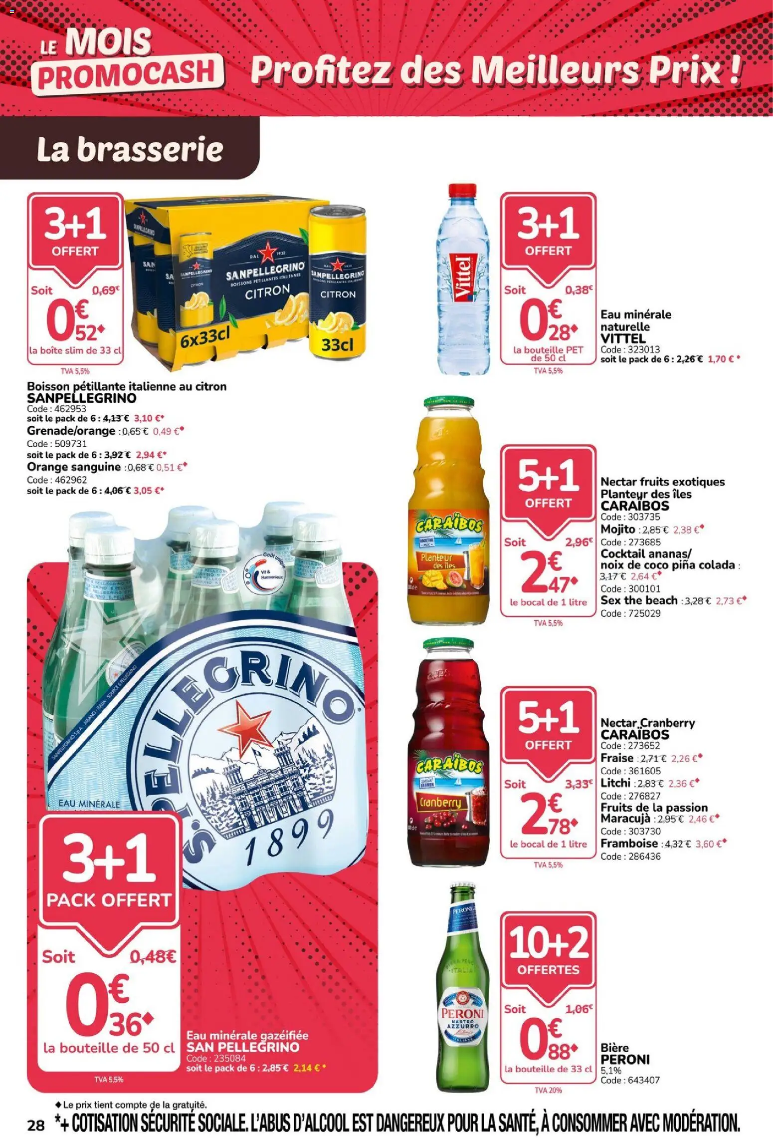 {H1} | Page: 28 | Produits: Citron, Framboise, Boisson, Orange