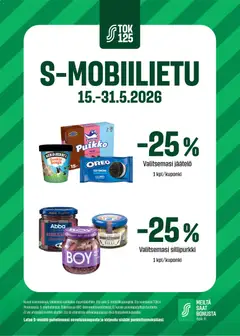 S-market-mainoslehti voimassa 15.05.2026 alkaen