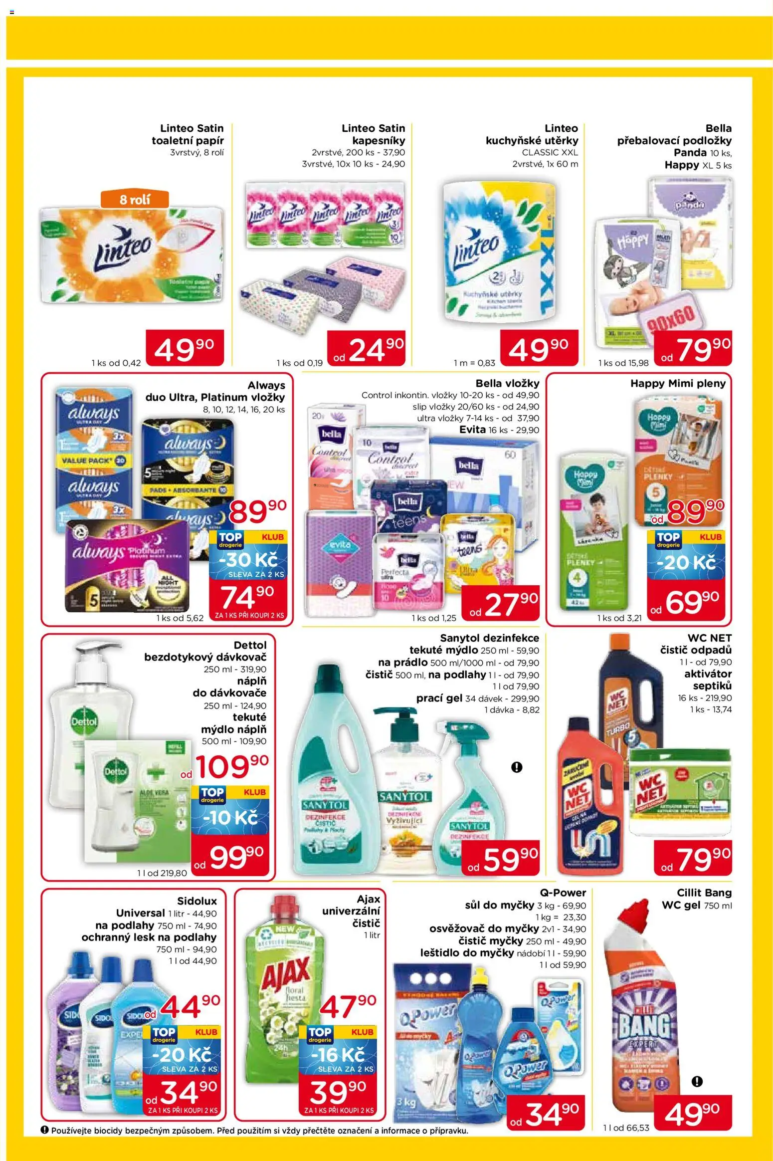 Top drogerie leták od 01.10.2026 | Strana: 3 | Produkty: Čistič myčky, Vložky, Dávkovač, Čistič odpadů