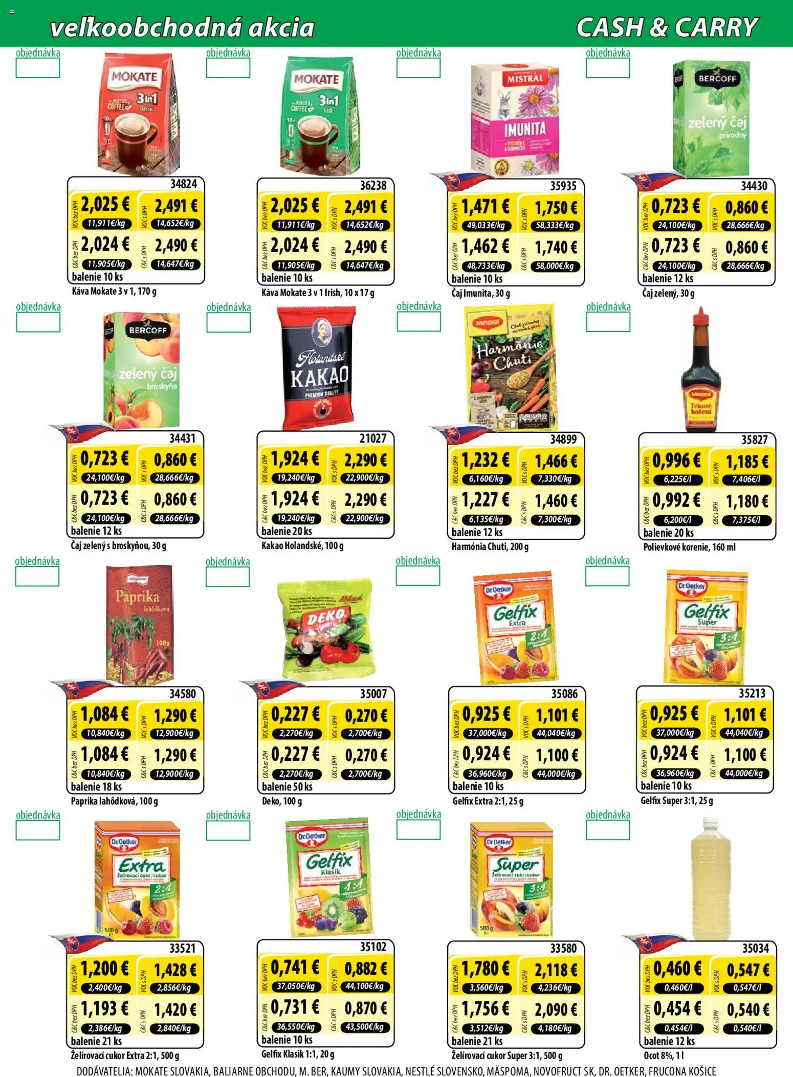 Nové Milk Agro akcie – leták je platný od 10.06.2026 | Strana: 5 | Produkty: Paprika, Čaj, Cukor, Ocot