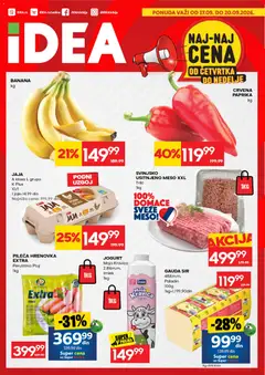 Idea katalog Naj naj cena od četvrtka do nedelje - pregled Idea kataloga - važi od 17.09.2026
