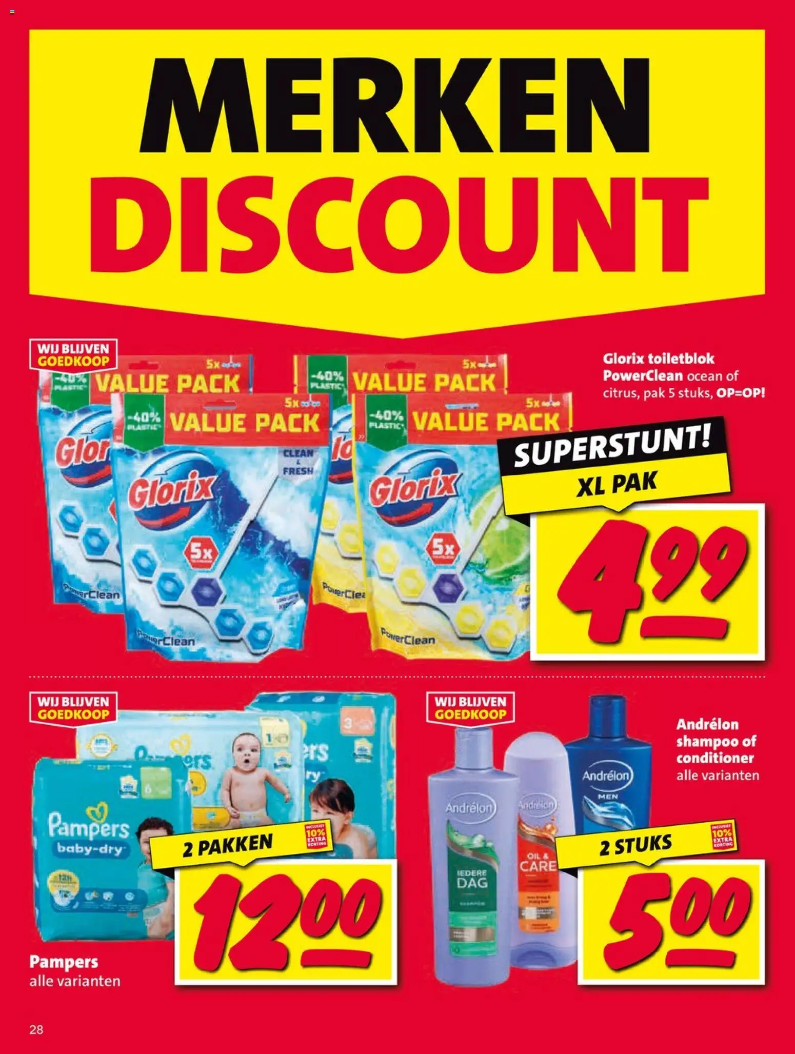 {H1} | Pagina: 28 | Producten: Pampers, Shampoo, Conditioner