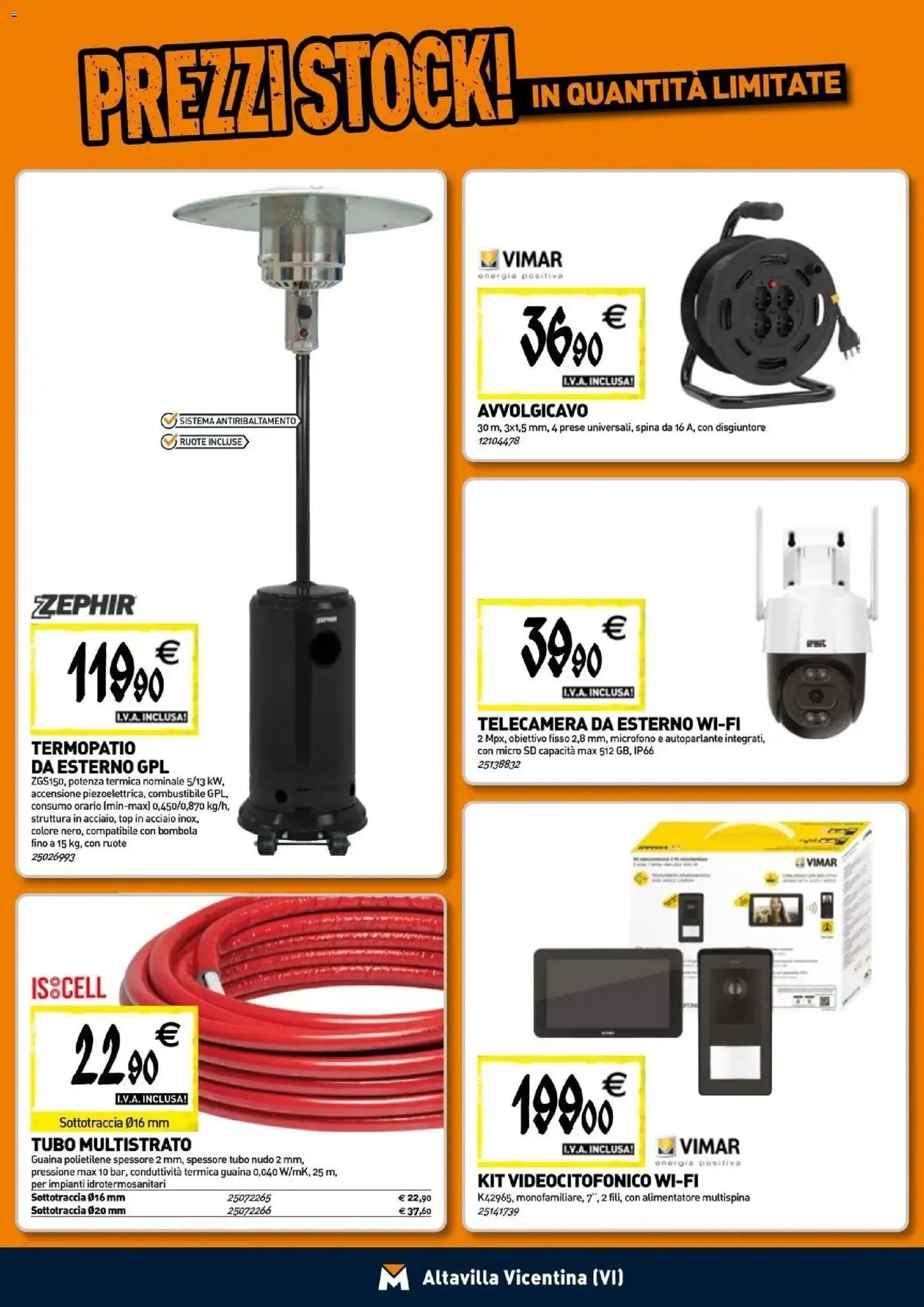 Nuovo TECNOMAT - Straordinari prezzi stock! dal 24/09/2026 > offerte anteprima 🛍️ | Pagina: 9 | Prodotti: Top, Tubo, Microfono