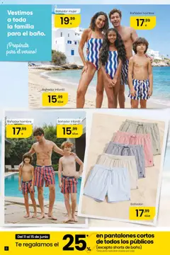 Vista previa Eroski Oh! OFERTA Málaga válido desde el 11/06/2026 | Página: 6 | Productos: Pantalones, Té, Baño