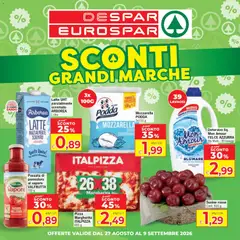 Anteprima del volantino Despar volantino Sardegna valido a partire dal 27/08/2026