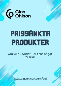 Clas Ohlson Prissänkta produkter - Förhandsvisning av reklamblad från butik Clas Ohlson aktuell från 26/10/2026