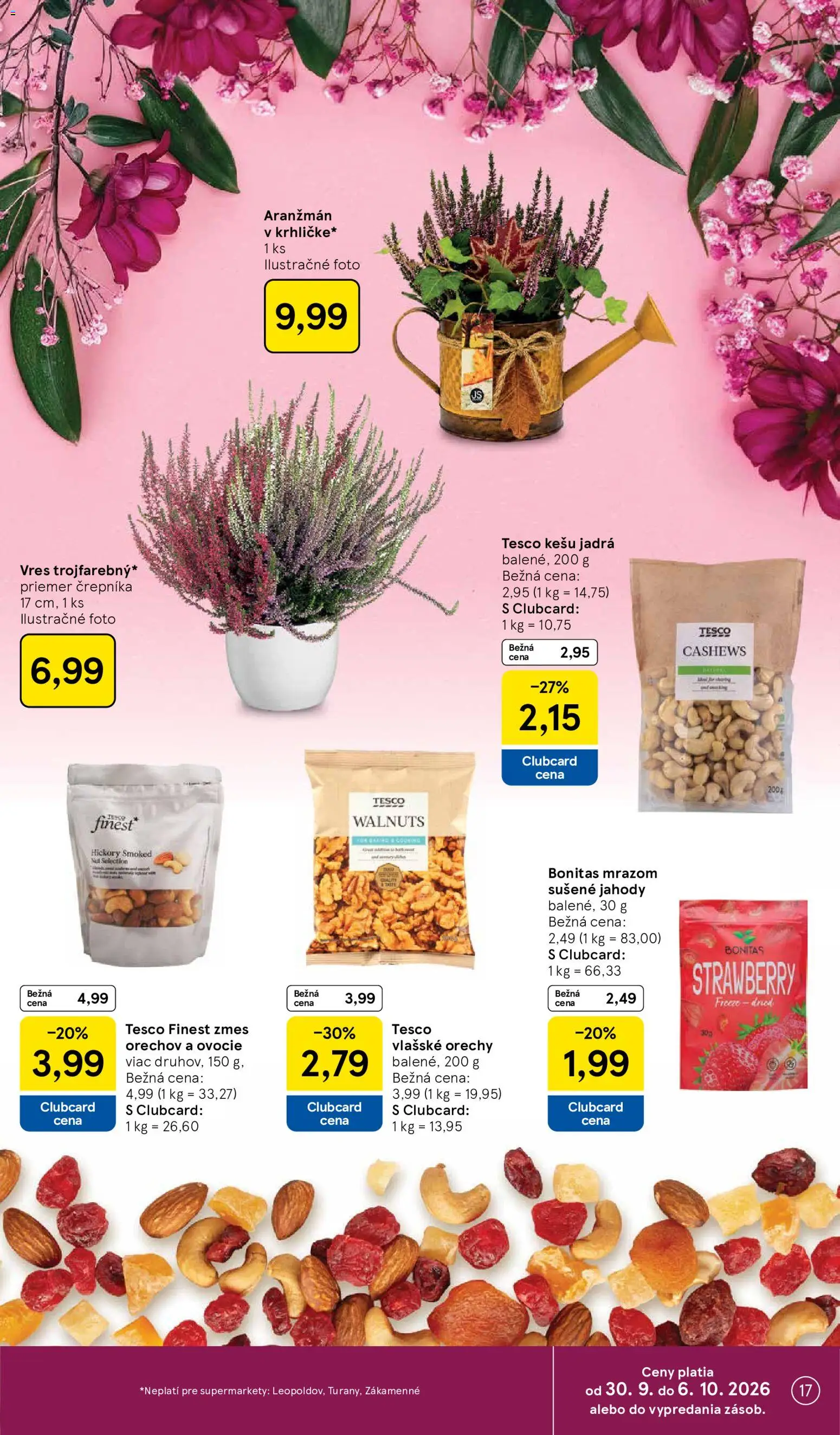 Nové Tesco akcie – leták je platný od 30.09.2026 | Strana: 17