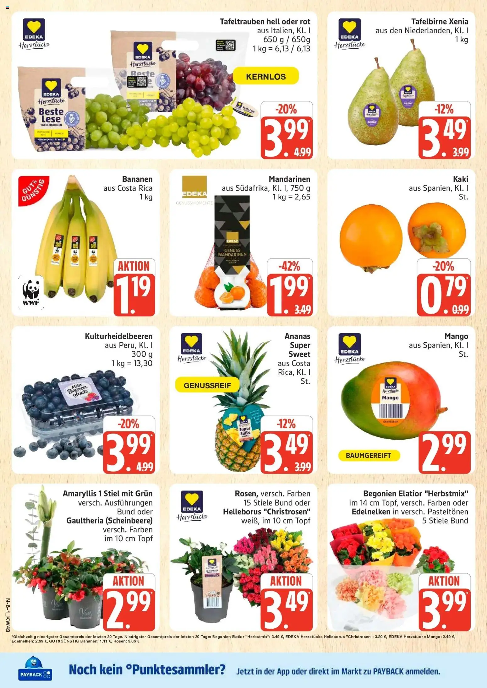 Marktkauf Prospekt Buxtehude (ab 19.10.2026) » Angebote online | Seite: 6 | Produkte: Bananen, Mandarinen, Mango, Kaki