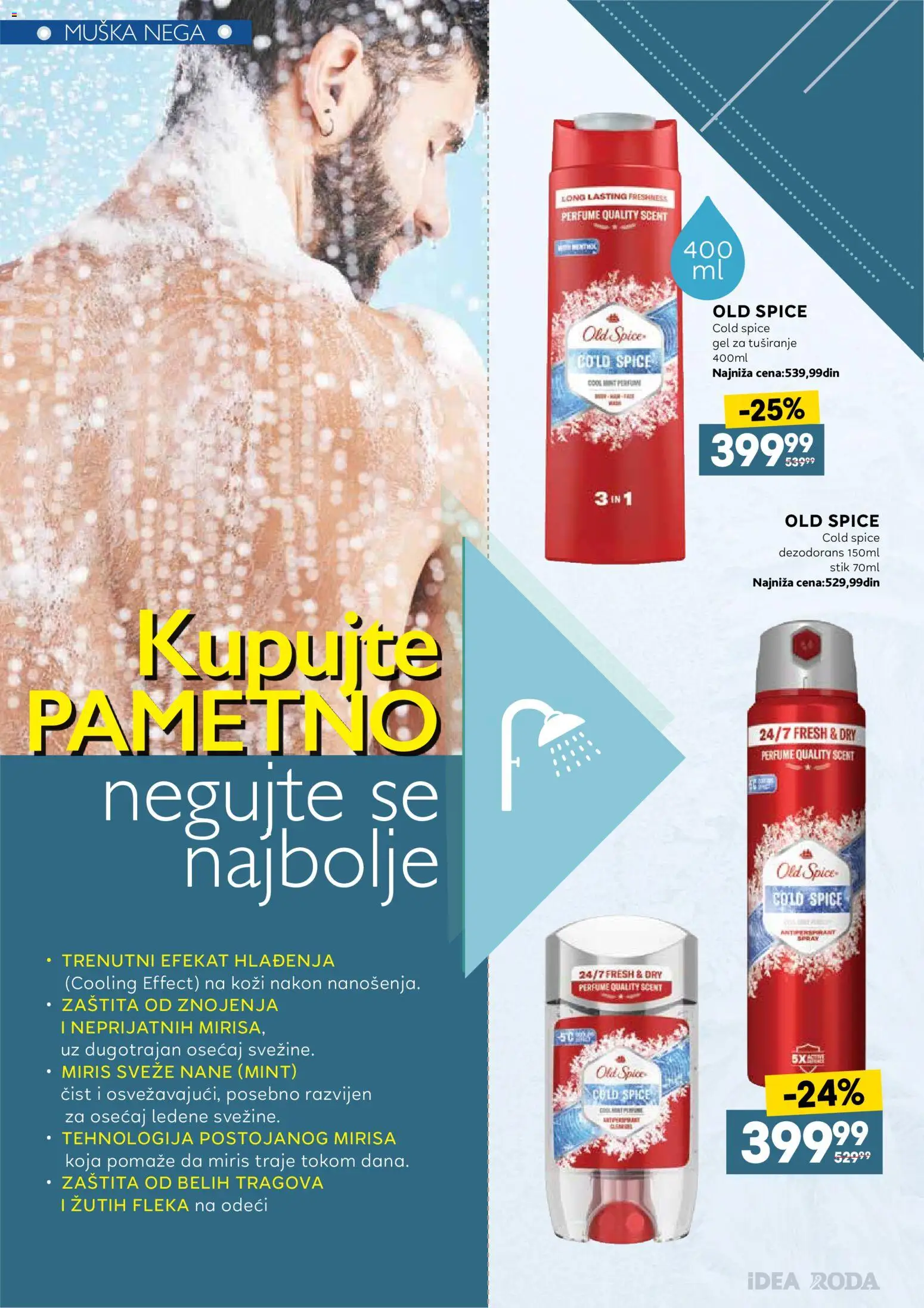 Idea katalog - važi od 11.08.2026 | Strana: 24 | Proizvode: Miris, Gel za tuširanje, Dezodorans