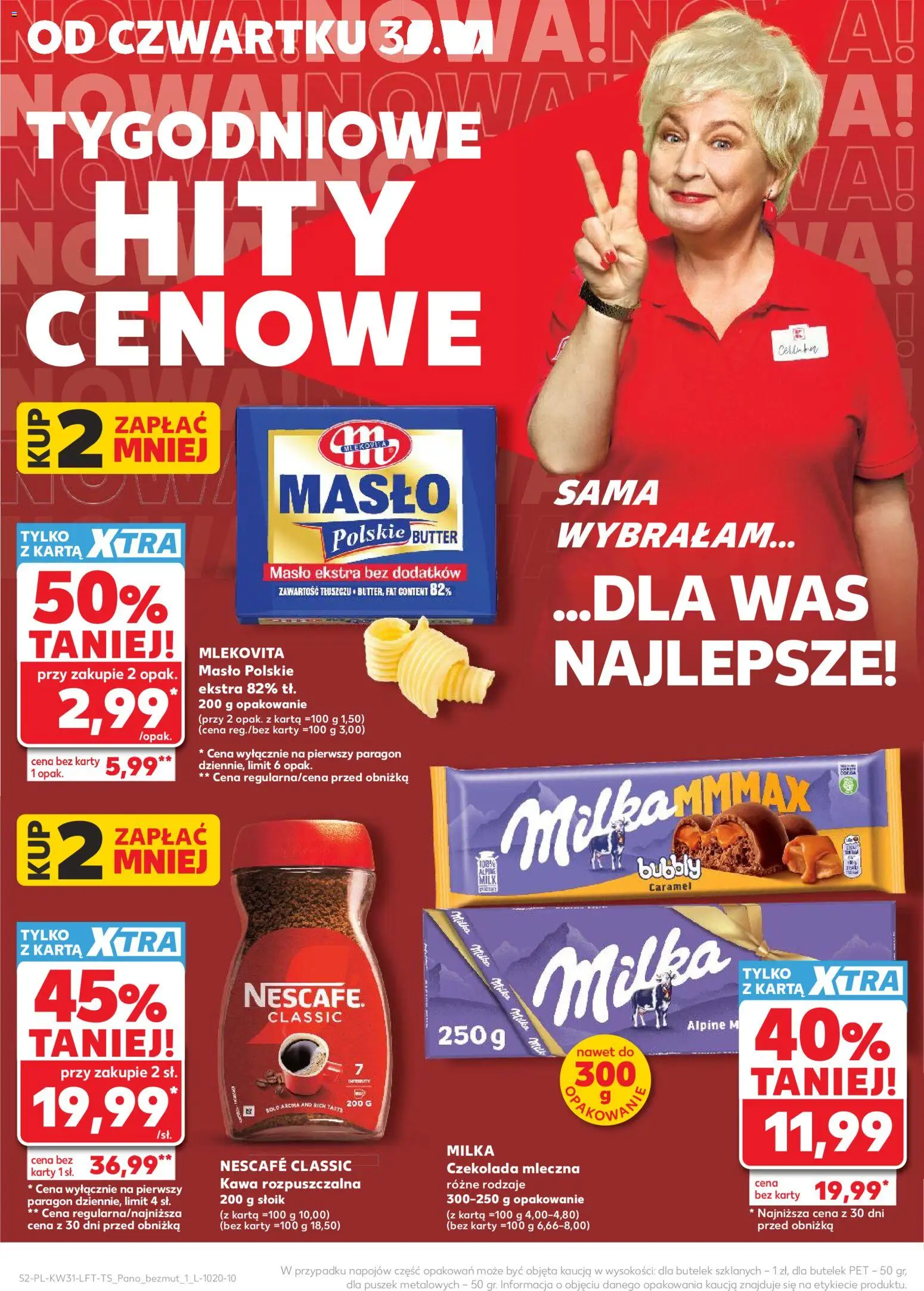 Kaufland gazetka od 30.07.2026 | Strona: 2 | Produkty: Karta, Masło Polskie, Masło, Kawa