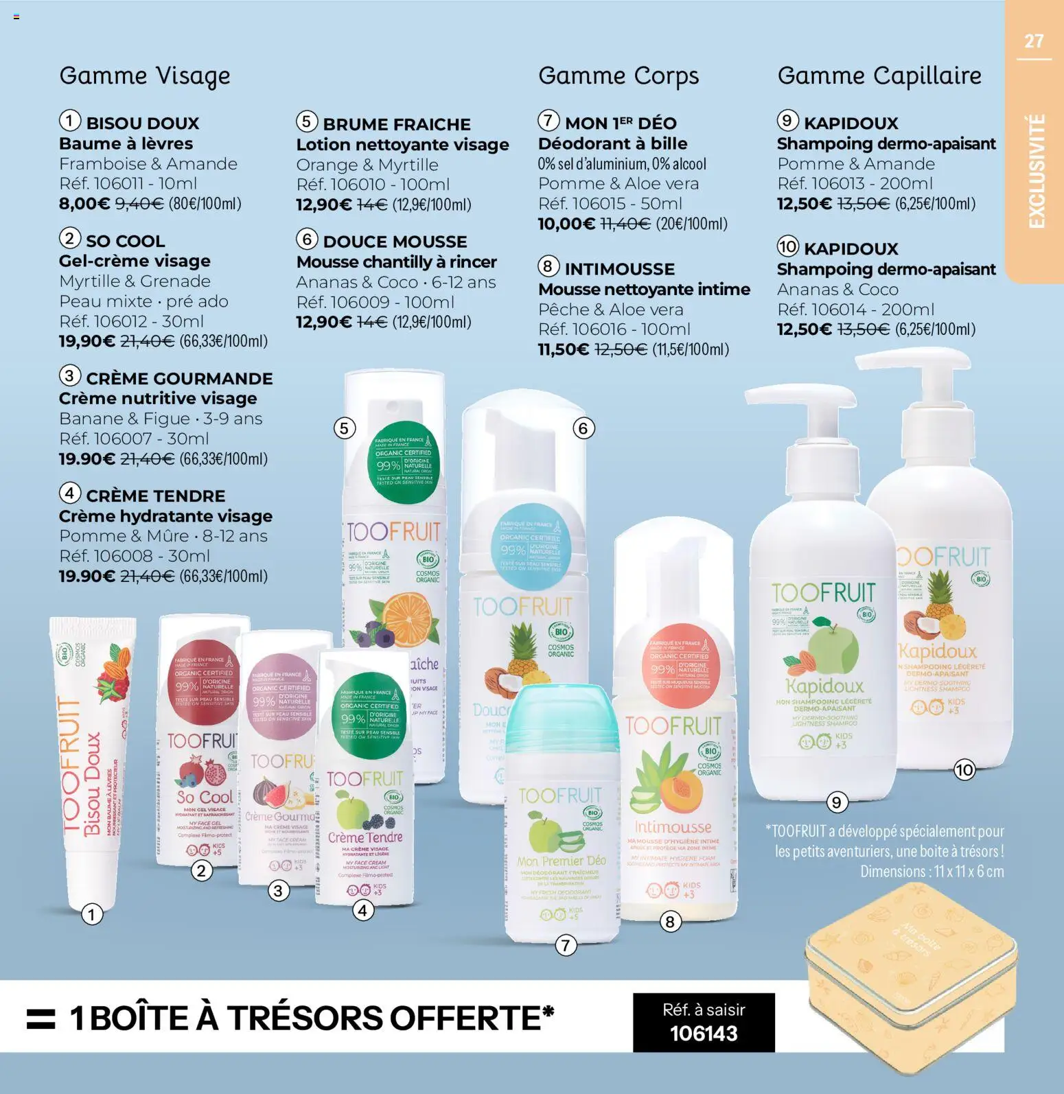 {H1} | Page: 27 | Produits: Figue, Déodorant, Banane, Crème