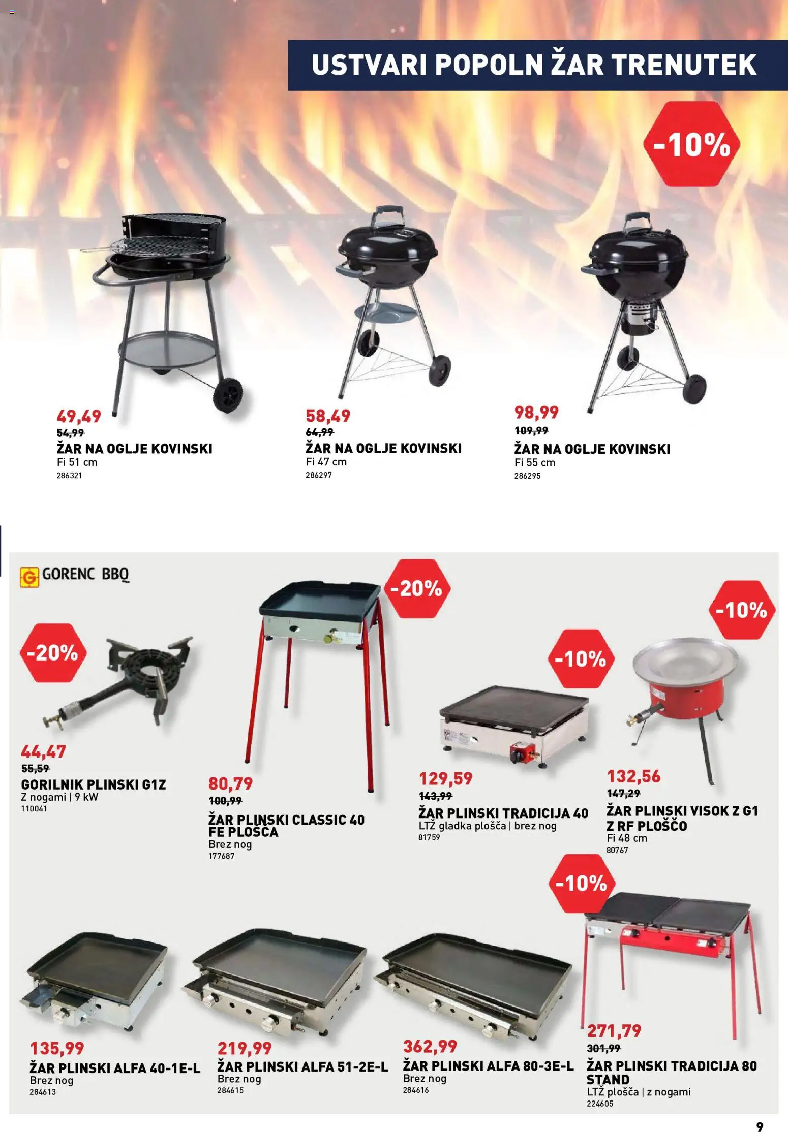 Novi Inpos katalog ponudbe – veljaven od 09.07.2026 | Stran: 9 | Izdelki: Zar
