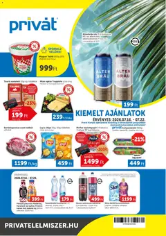 PRIVÁT akciós újság - amely érvényes a következő dátumtól: 2026.07.16.