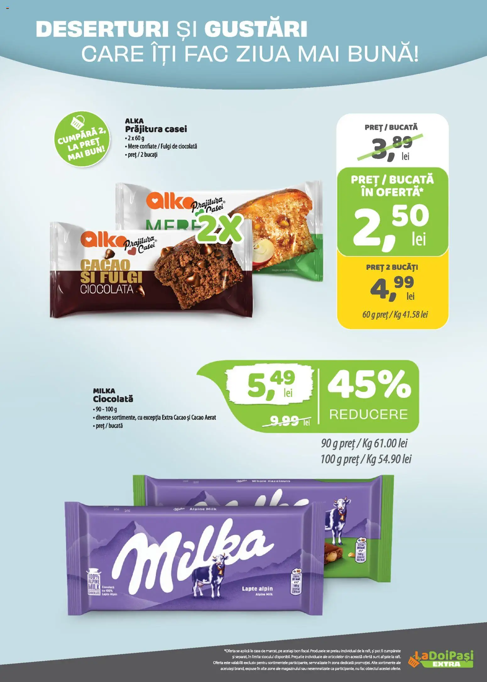 Noul catalog LaDoiPași – valabil de la 01.09.2026 | Pagină: 9 | Produse: Lapte, Mere, Cacao, Fulgi
