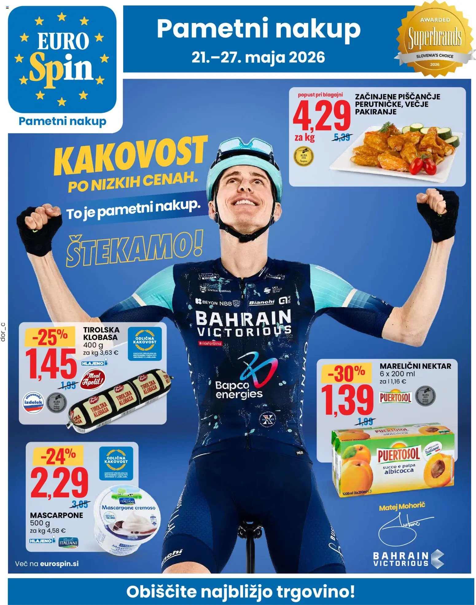 Novi Eurospin katalog ponudbe – veljaven od 21.05.2026 | Stran: 1