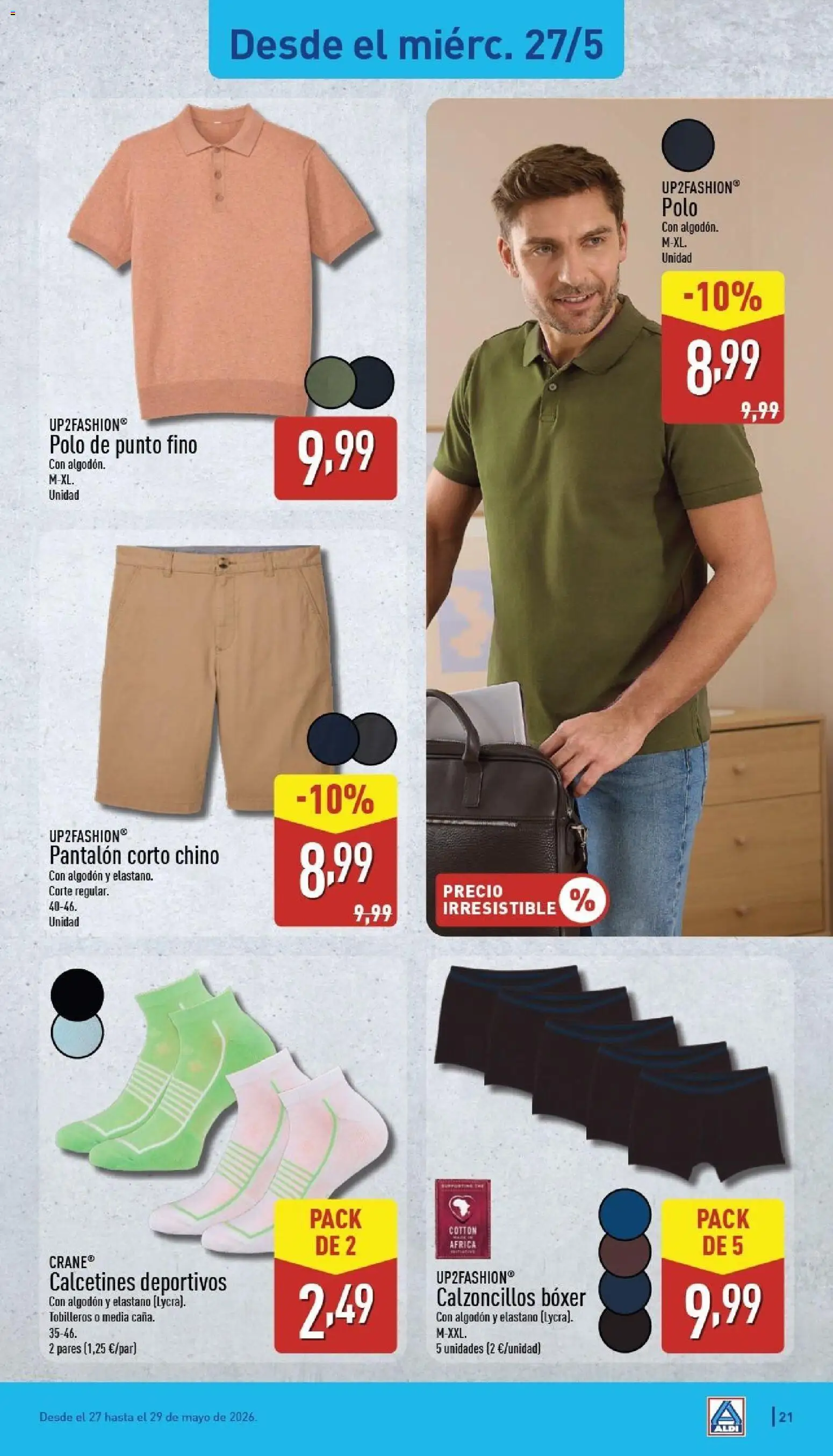 Aldi folleto Canarias │ válido desde el 25.05.2026 | Página: 21 | Productos: Pantalón corto