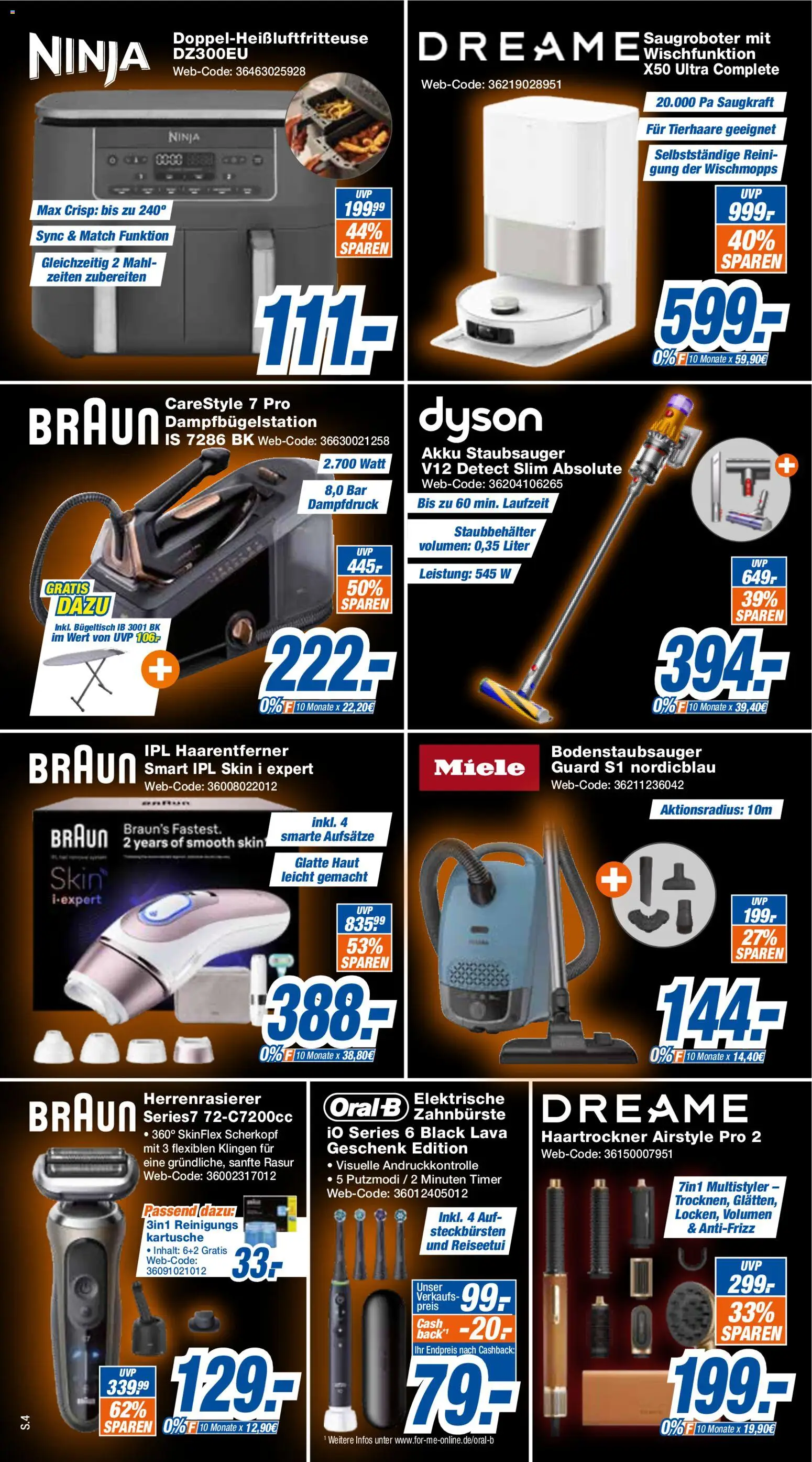 Expert Black Weeks – gültig ab 02.11.2026 | Seite: 4 | Produkte: Miele, Dyson, Staubsauger, Haartrockner