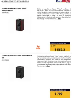 Anteprima del volantino Eurobrico Stufe a Legna catalogo valido a partire dal 23.07.2025 | Pagina: 23 | Prodotti: Stufa a legna, Stufa