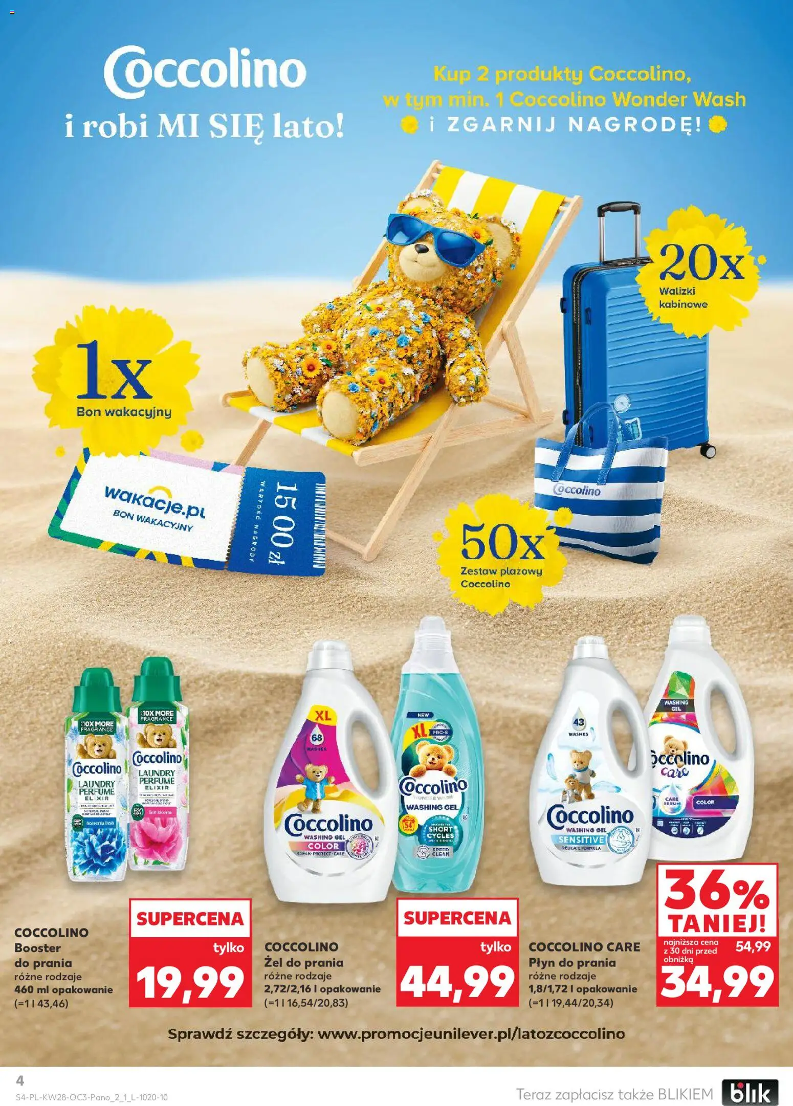 Kaufland Polsko leták - Letnie porządki od 09.07.2026 | Strana: 4 | Produkty: Coccolino