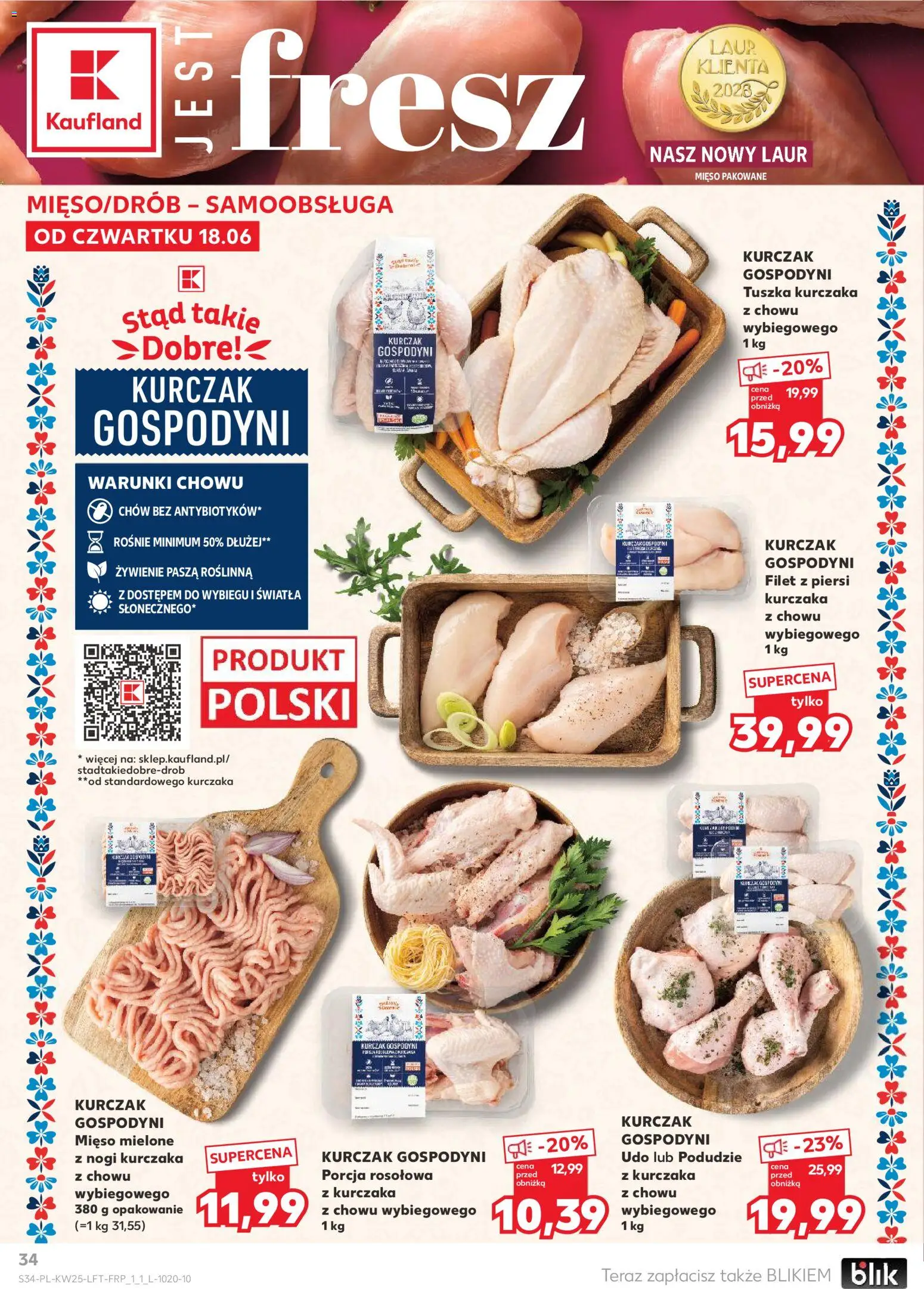 Kaufland Polsko leták od 18.06.2026 | Strana: 34 | Produkty: Filet