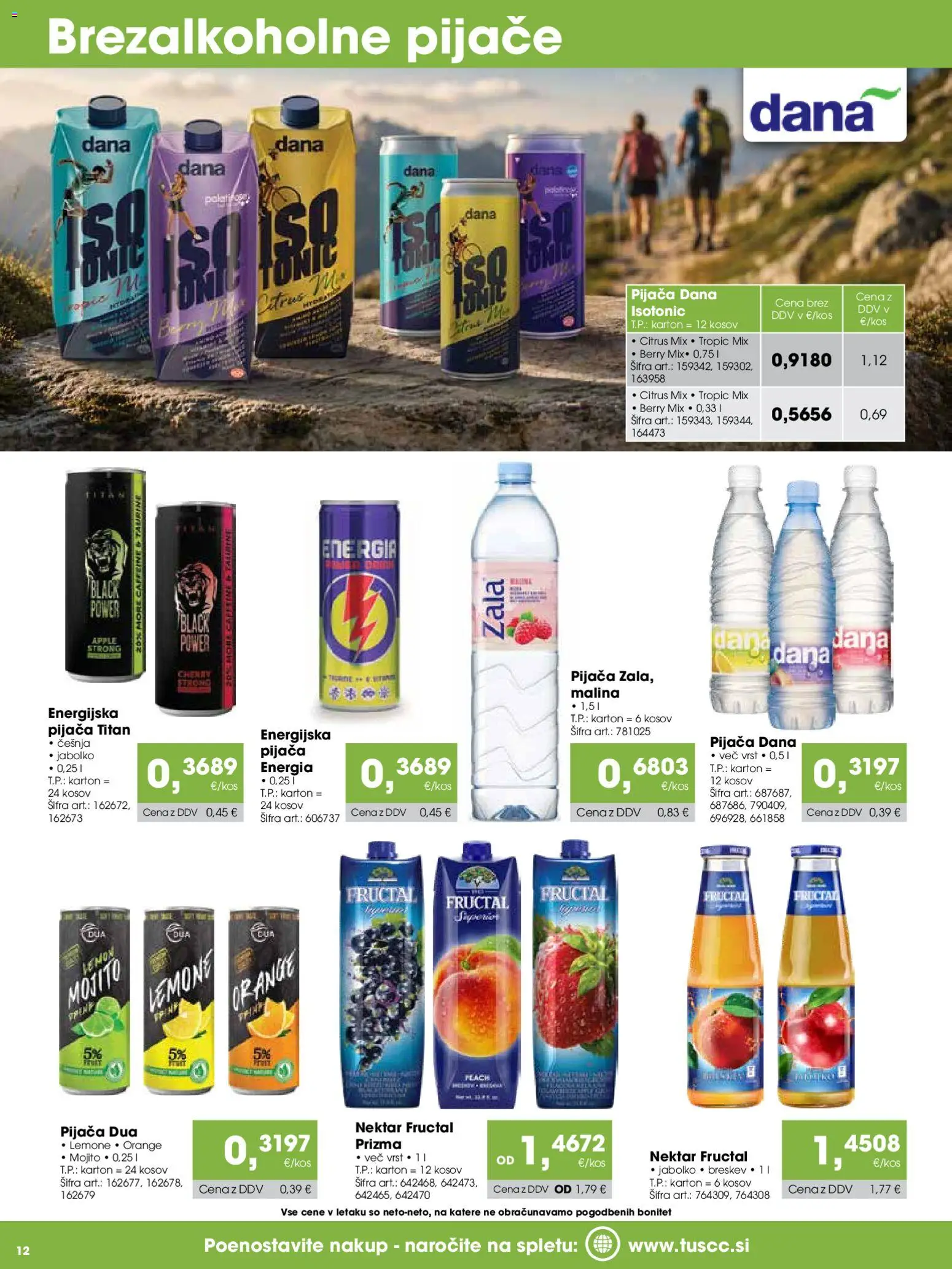 Novi Tuš katalog ponudbe – veljaven od 15.05.2026 | Stran: 12