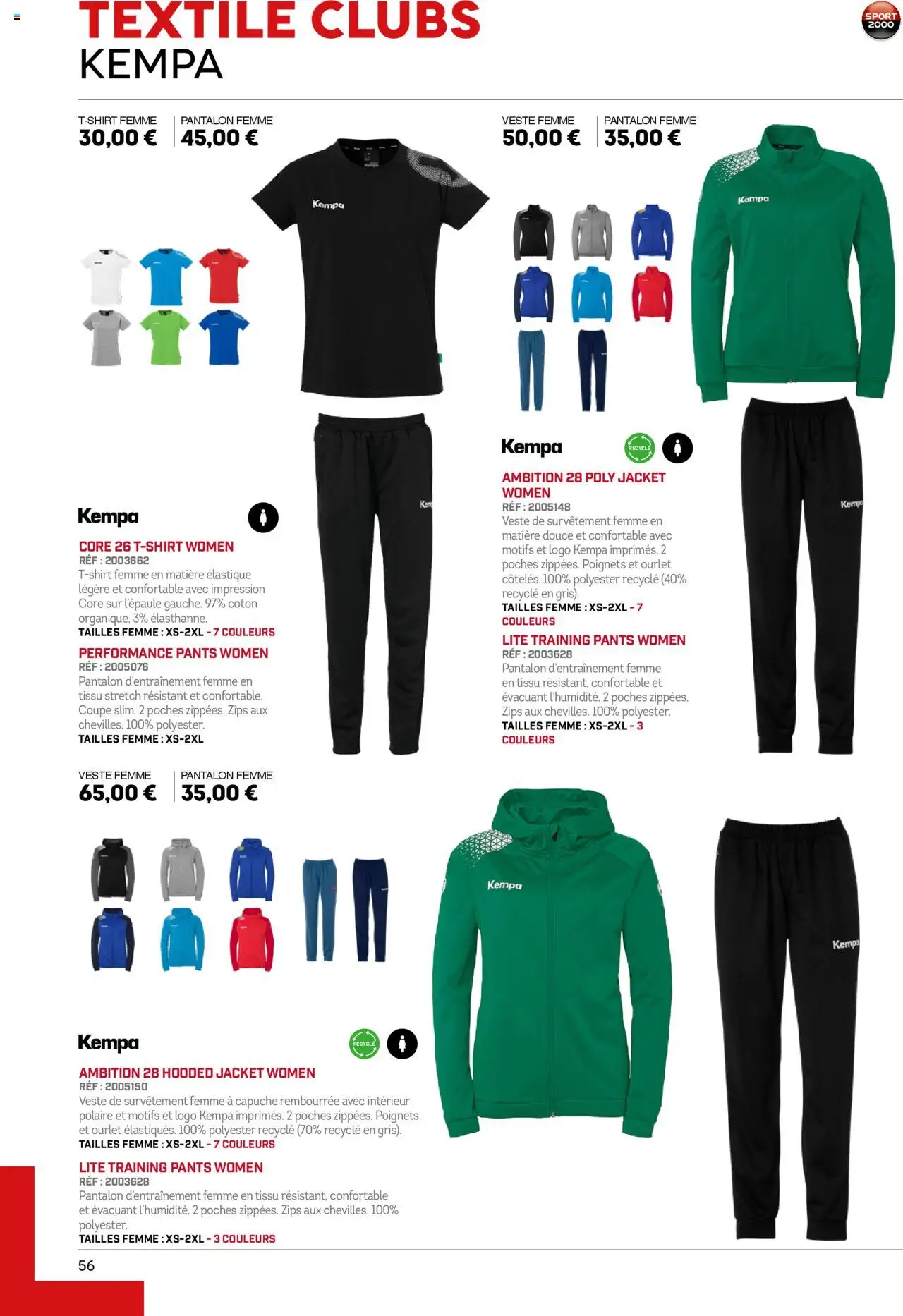 {H1} | Page: 56 | Produits: Coton, Veste, Pantalon