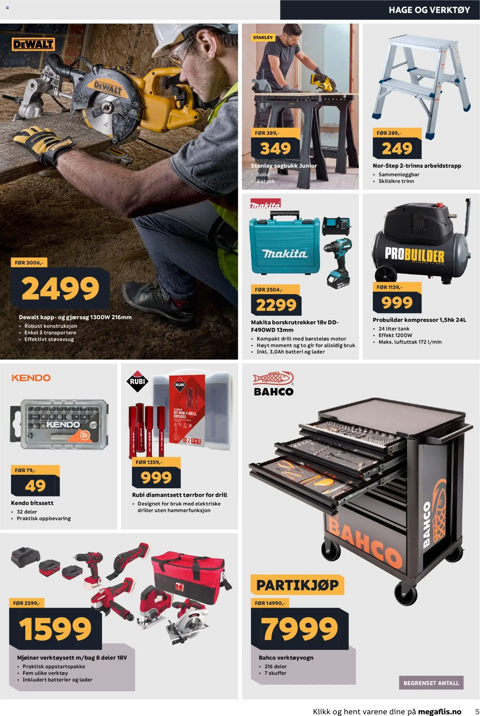 {H1} | Side: 5 | Produkter: Drill, Gjærsag, Сантехнічне кріплення, Batteri