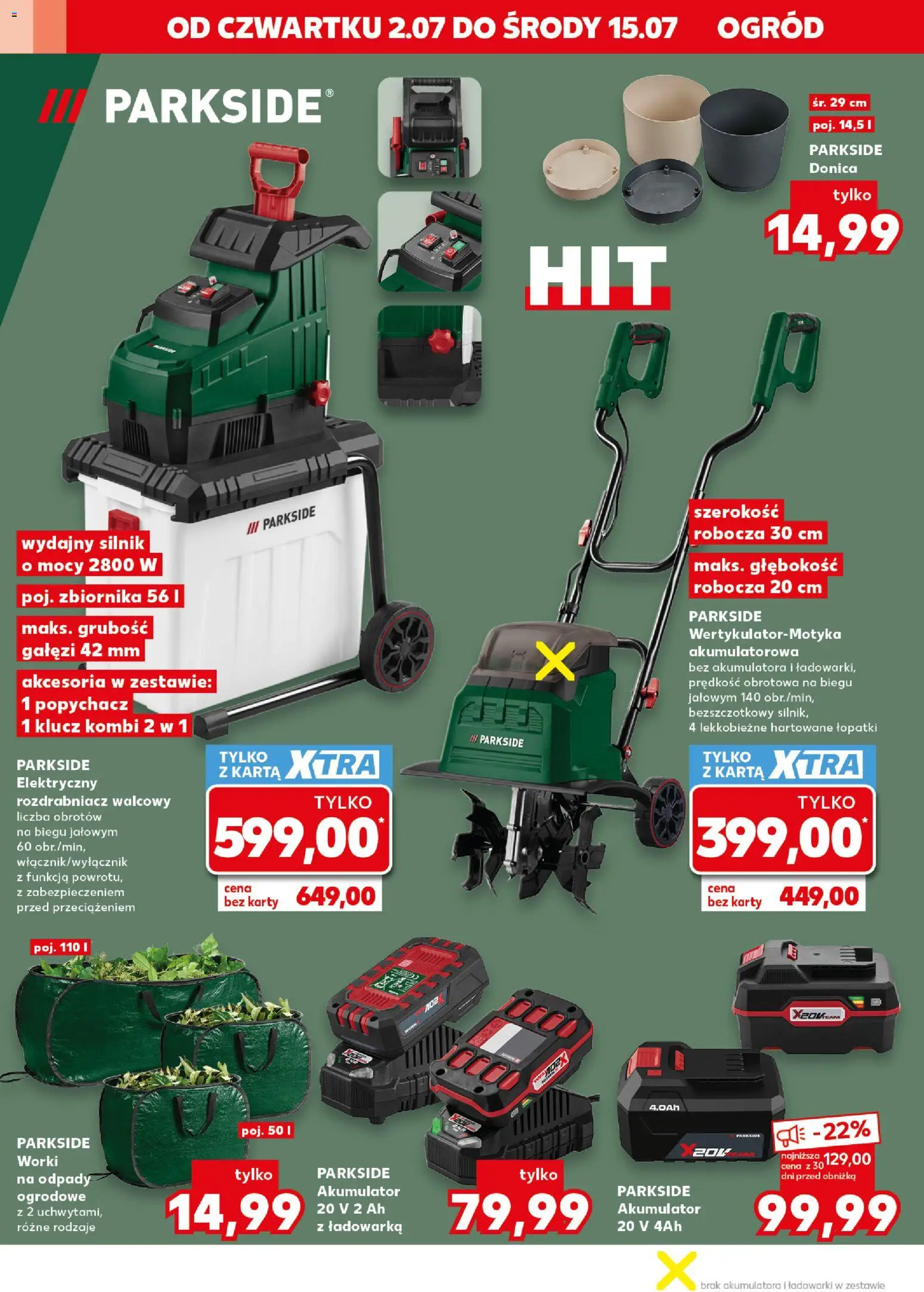 Kaufland Polsko leták - Złap okazje od 02.07.2026 | Strana: 8 | Produkty: Parkside, Karty