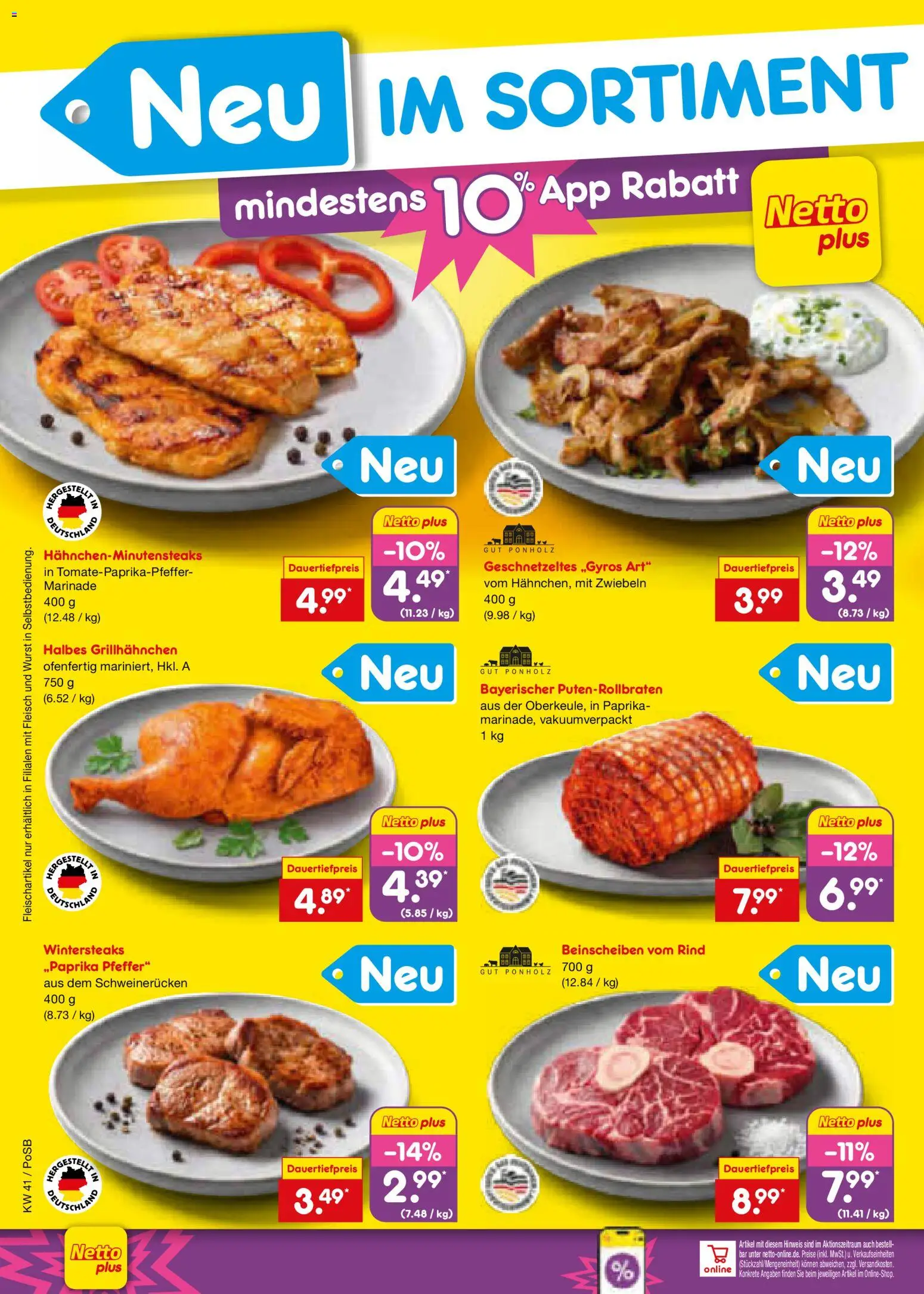 Netto Marken-Discount Prospekt – gültig ab 05.10.2026 | Seite: 18 | Produkte: Paprika, Pfeffer, Schweinerucken, Fleisch