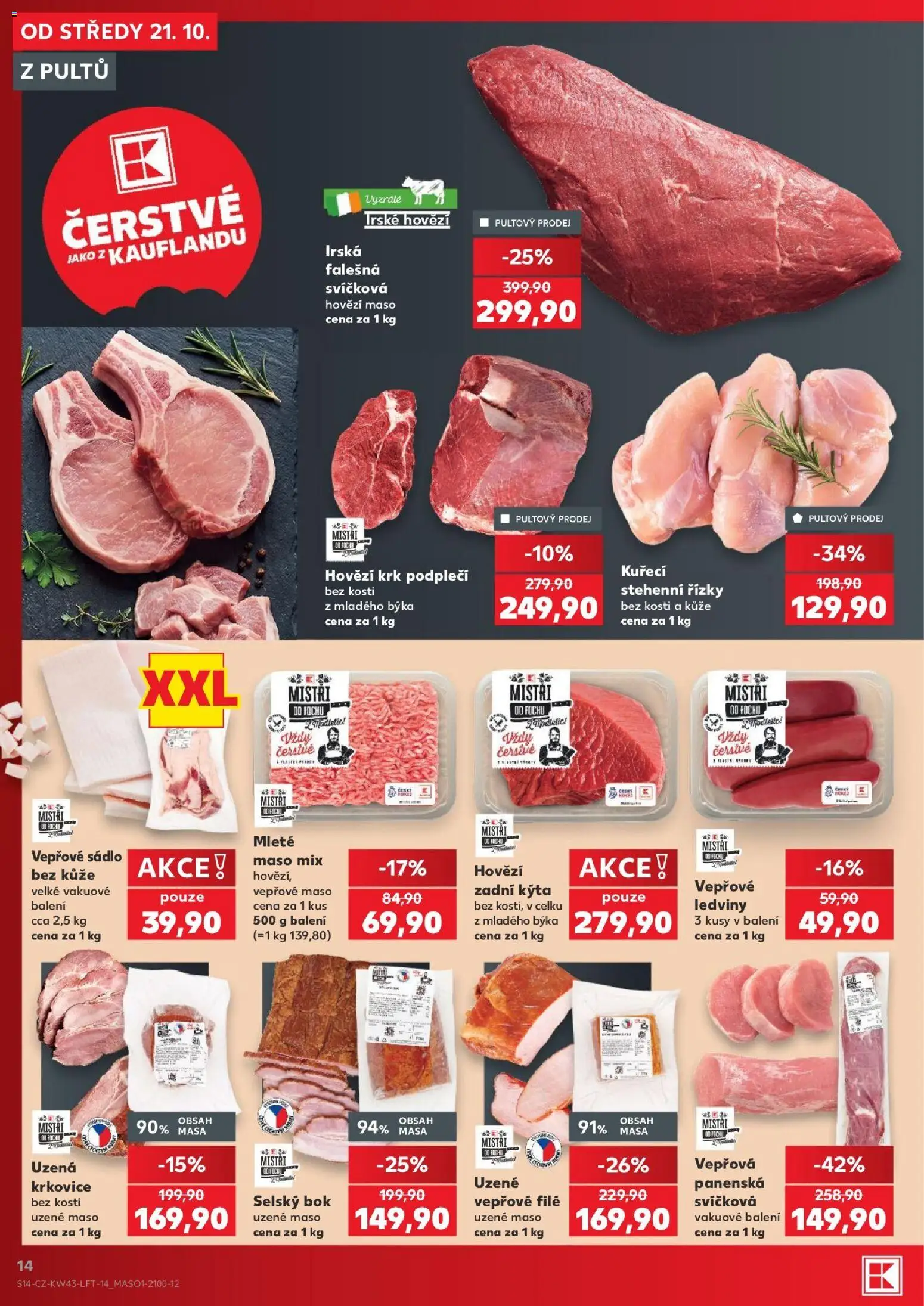 Kaufland leták - Chomutov od 21.10.2026 | Strana: 14