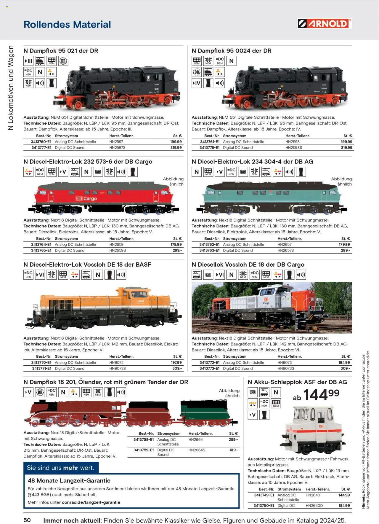 Conrad  Modellbahn Katalog – gültig ab 25.08.2025 | Seite: 52
