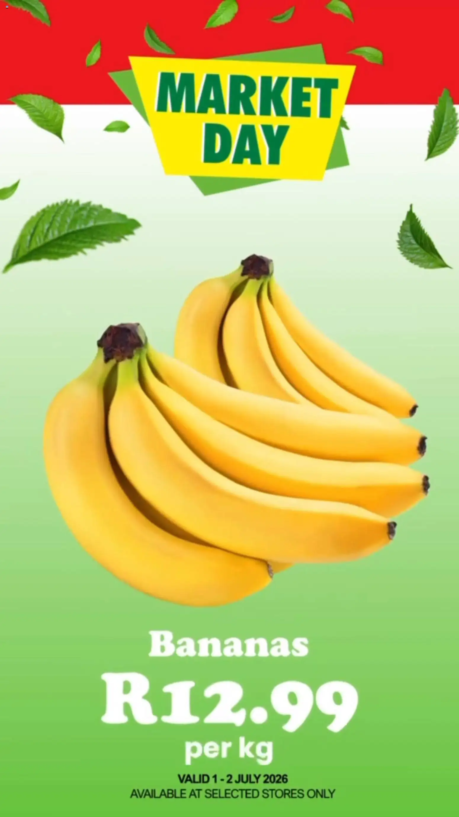 New Check Save catalogue – valid from 01/07/2026 | Page: 17 | Products: Bananas