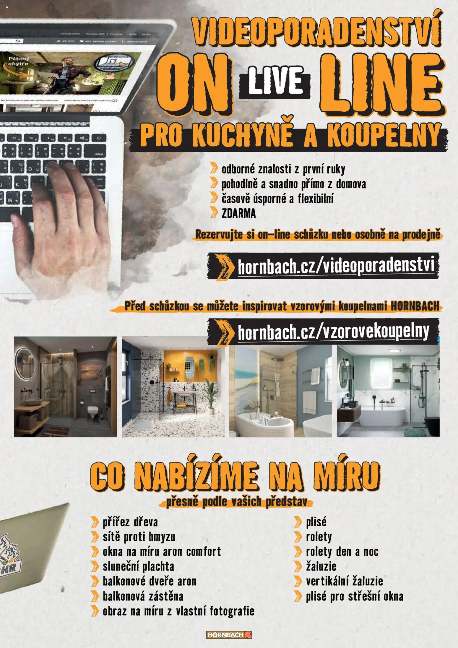 HORNBACH leták - Projektové výhody od 05.08.2026 | Strana: 7 | Produkty: Rolety, Vertikální žaluzie, Sluneční plachta, Plachta