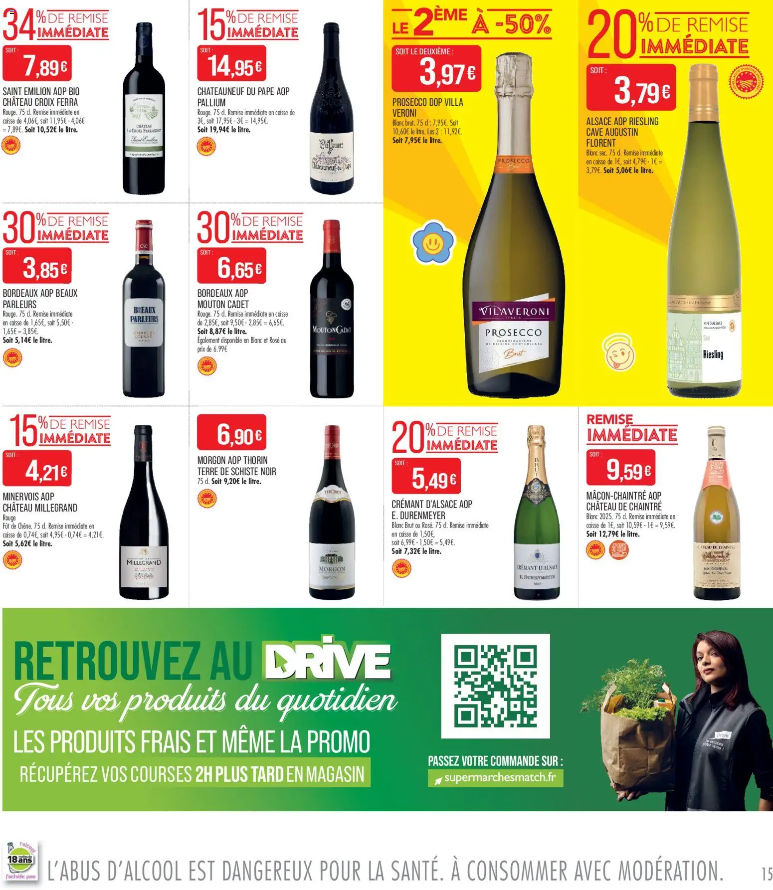 {H1} | Page: 15 | Produits: Crémant, Prosecco, Crémant d'alsace