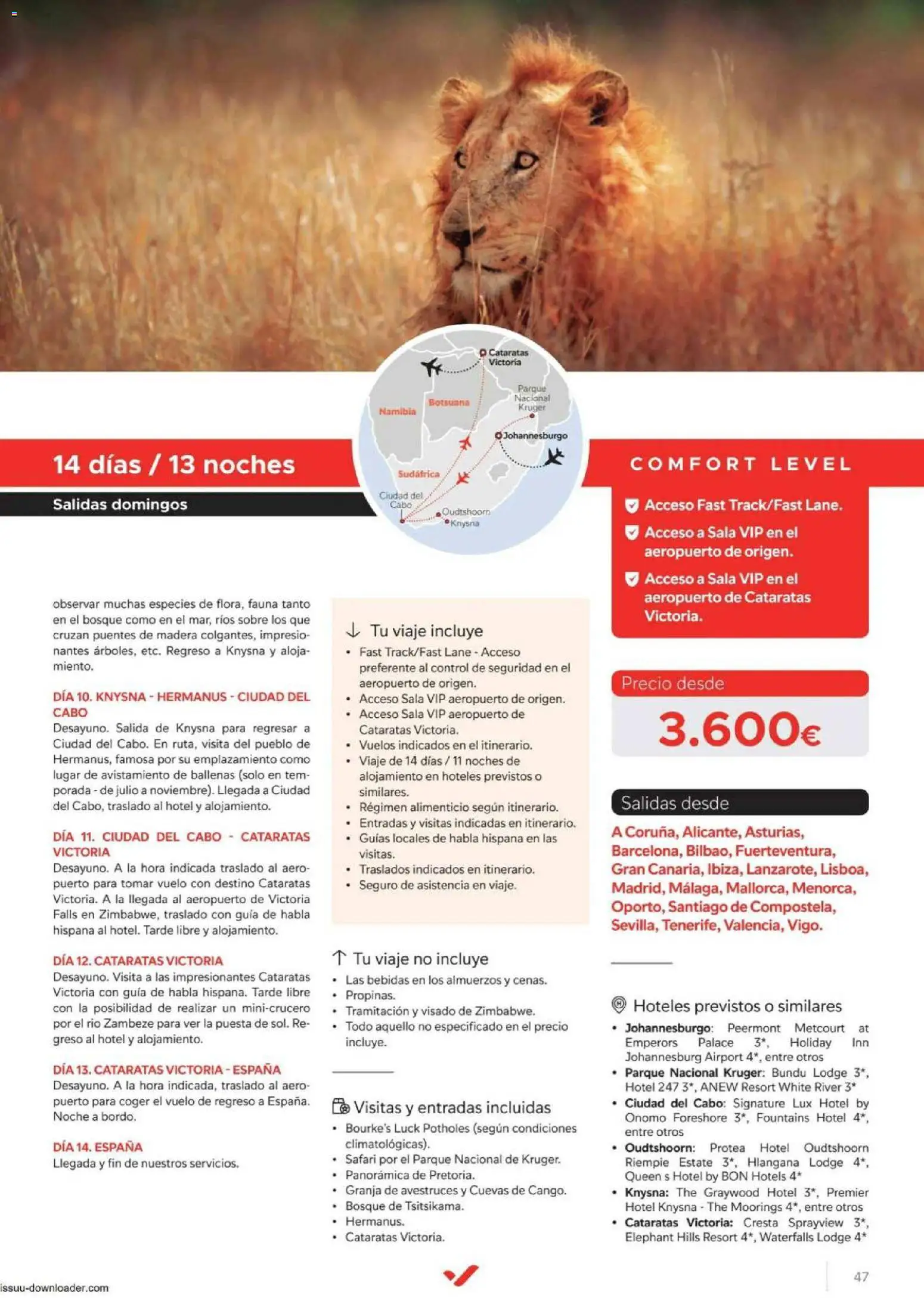 Halcón Viajes Comfort level 2026 │ válido desde el 04.06.2026 | Página: 47