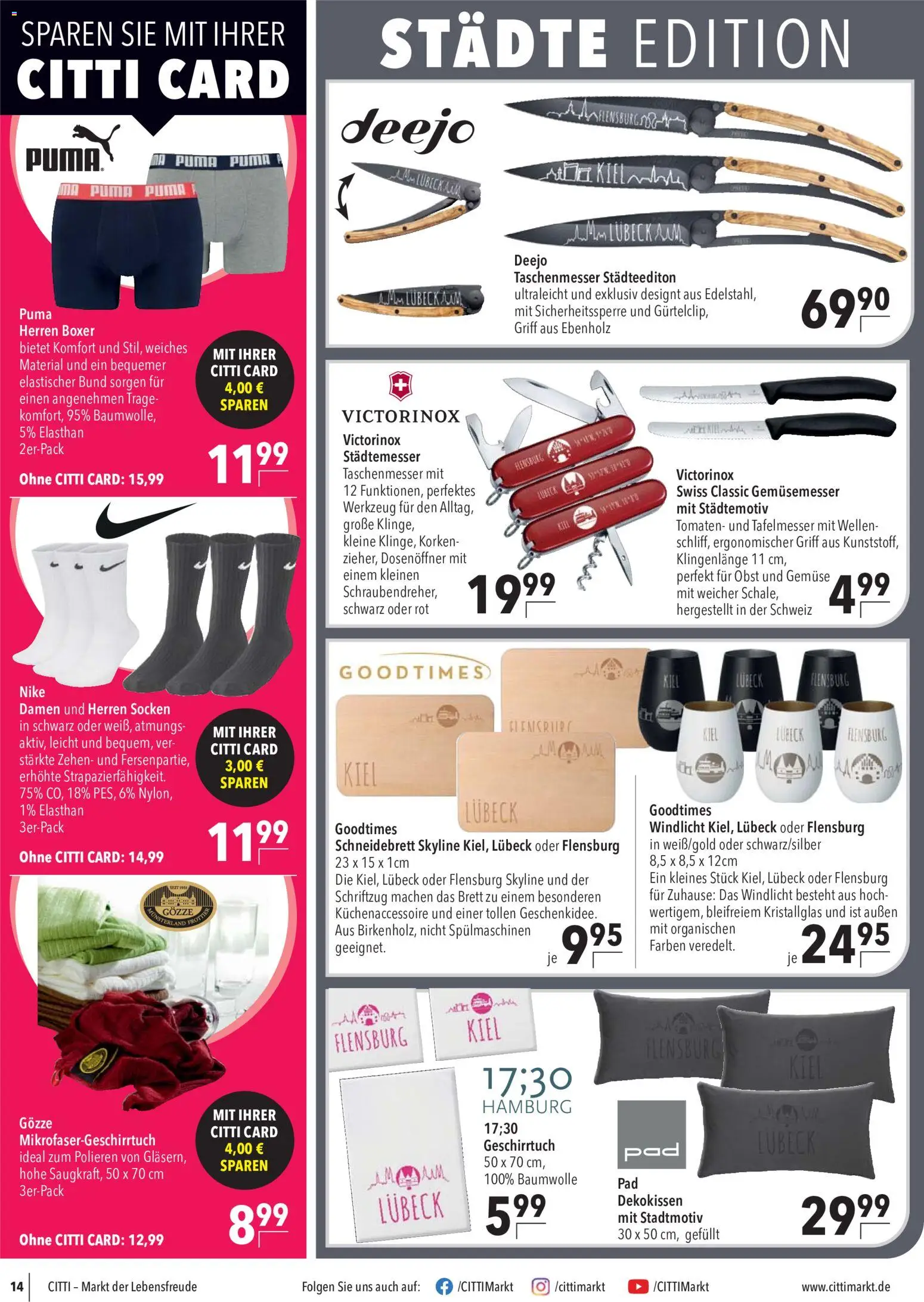 CITTI Markt Prospekt – gültig ab 16.09.2026 | Seite: 18 | Produkte: Tomaten, Obst, Socken, Boxer