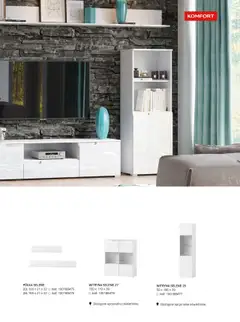 Pogląd oferty "Komfort Gazetka - Katalog Meble" - ważna od 01.09.2024 | Strona: 31 | Produkty: Półka, Witryna