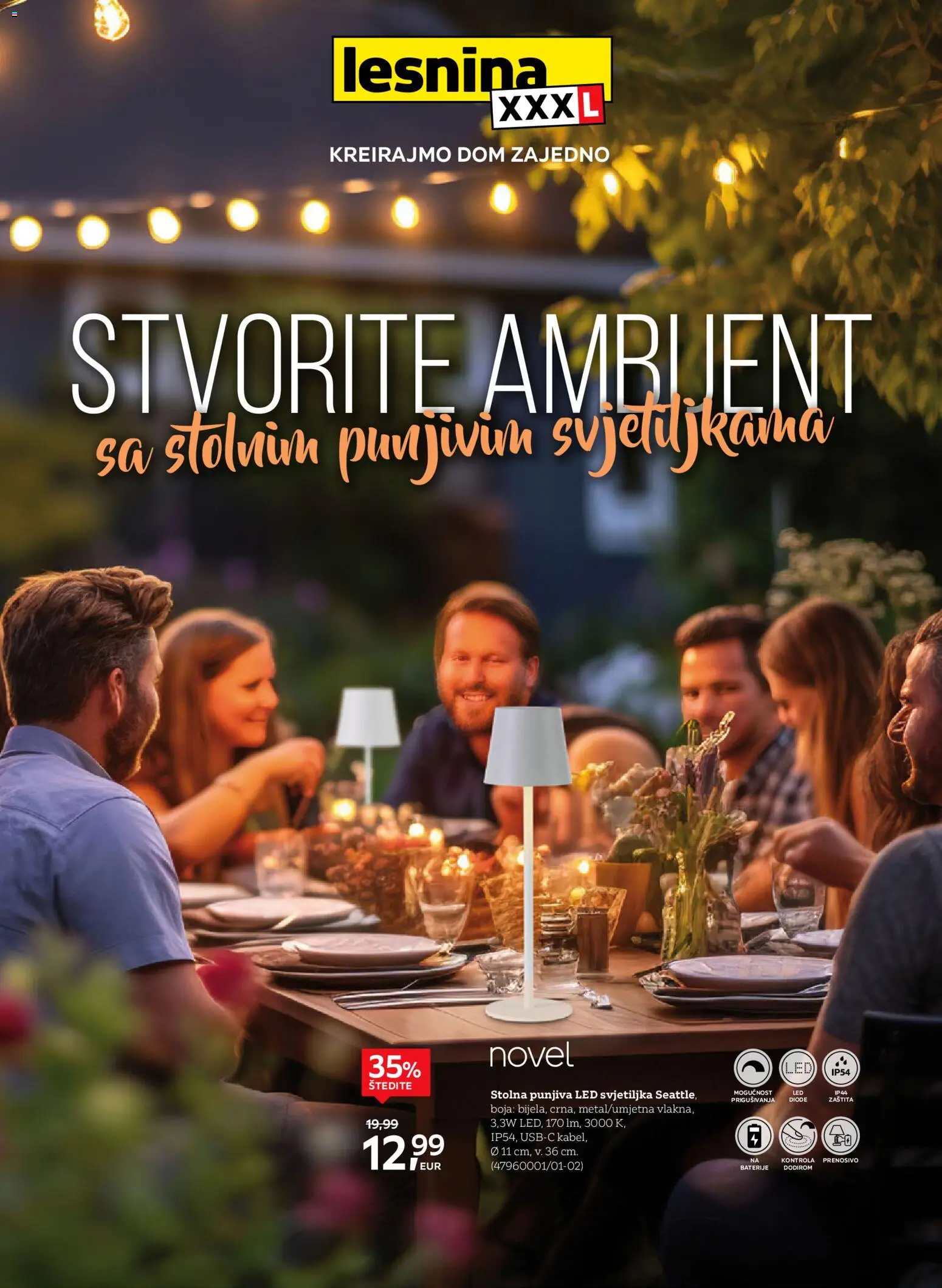 Lesnina katalog | vrijedi od 02.05.2026 | Stranica: 1 | Proizvodi: Svjetiljka