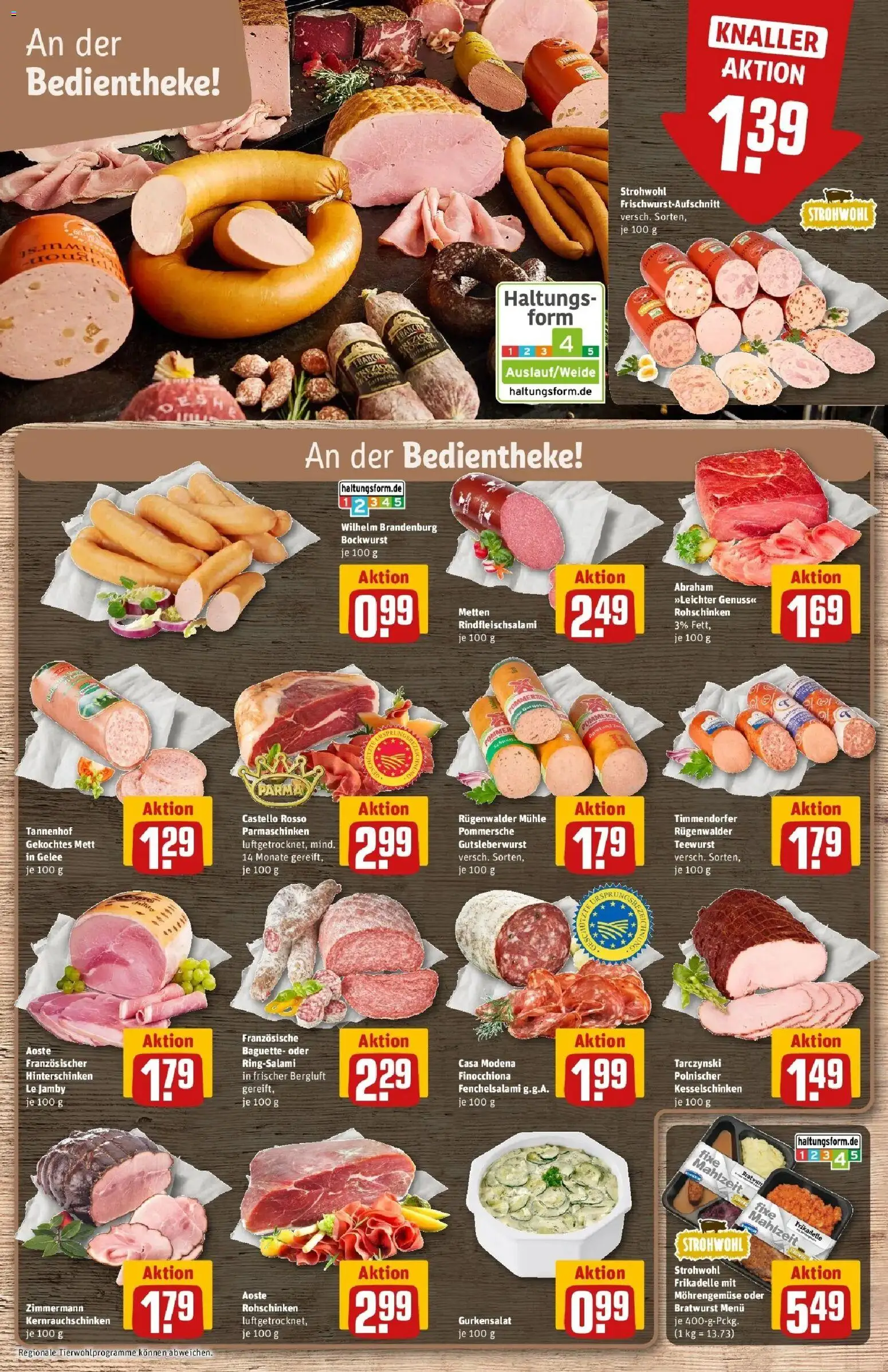 REWE Prospekt ab 10.08.2026 zum Blättern » Angebote | Seite: 8 | Produkte: Bockwurst, Mühle, Bratwurst, Baguette