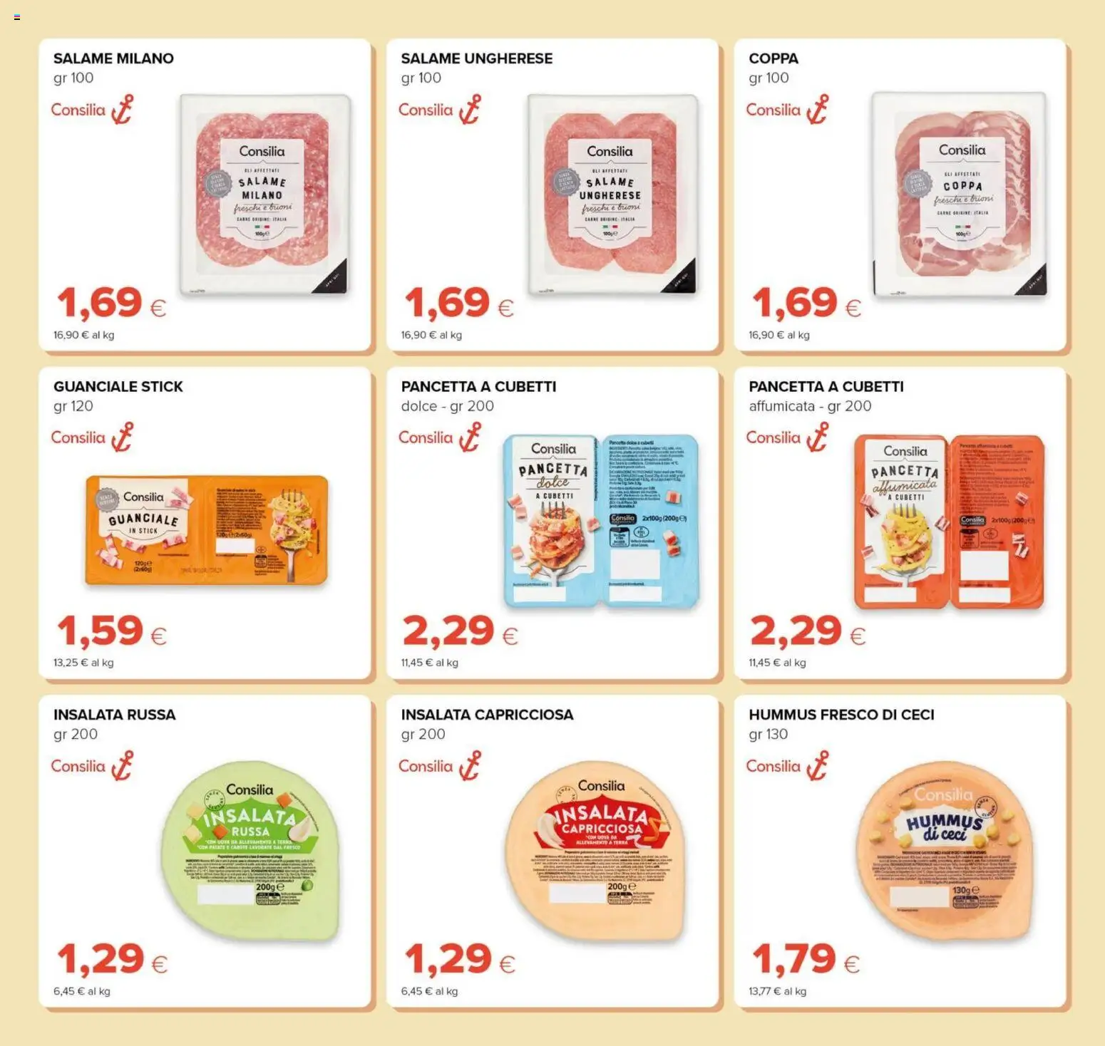 Volantino Tigre del 21/08/2026 | Pagina: 13 | Prodotti: Uova, Salame, Patate, Carote