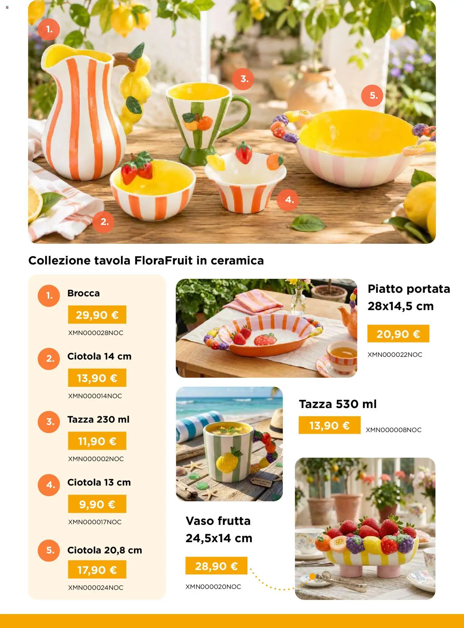 Volantino Kasanova del 12.06.2026 | Pagina: 30 | Prodotti: Frutta, Piatto, Ciotola, Vaso