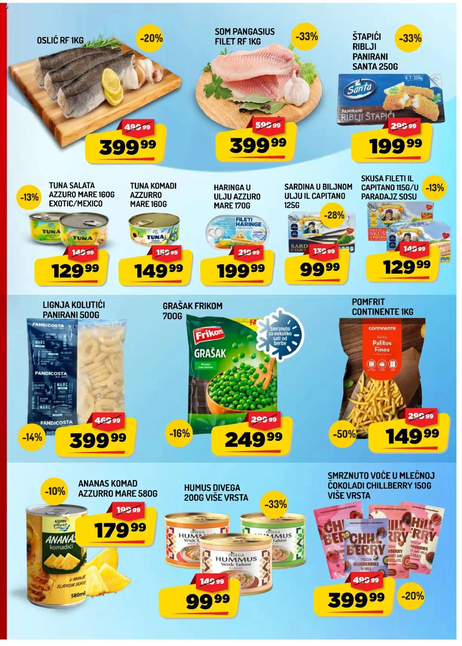 Aman katalog - važi od 21.08.2026 | Strana: 3 | Proizvode: Ananas, Skuša, Hummus, Sardina