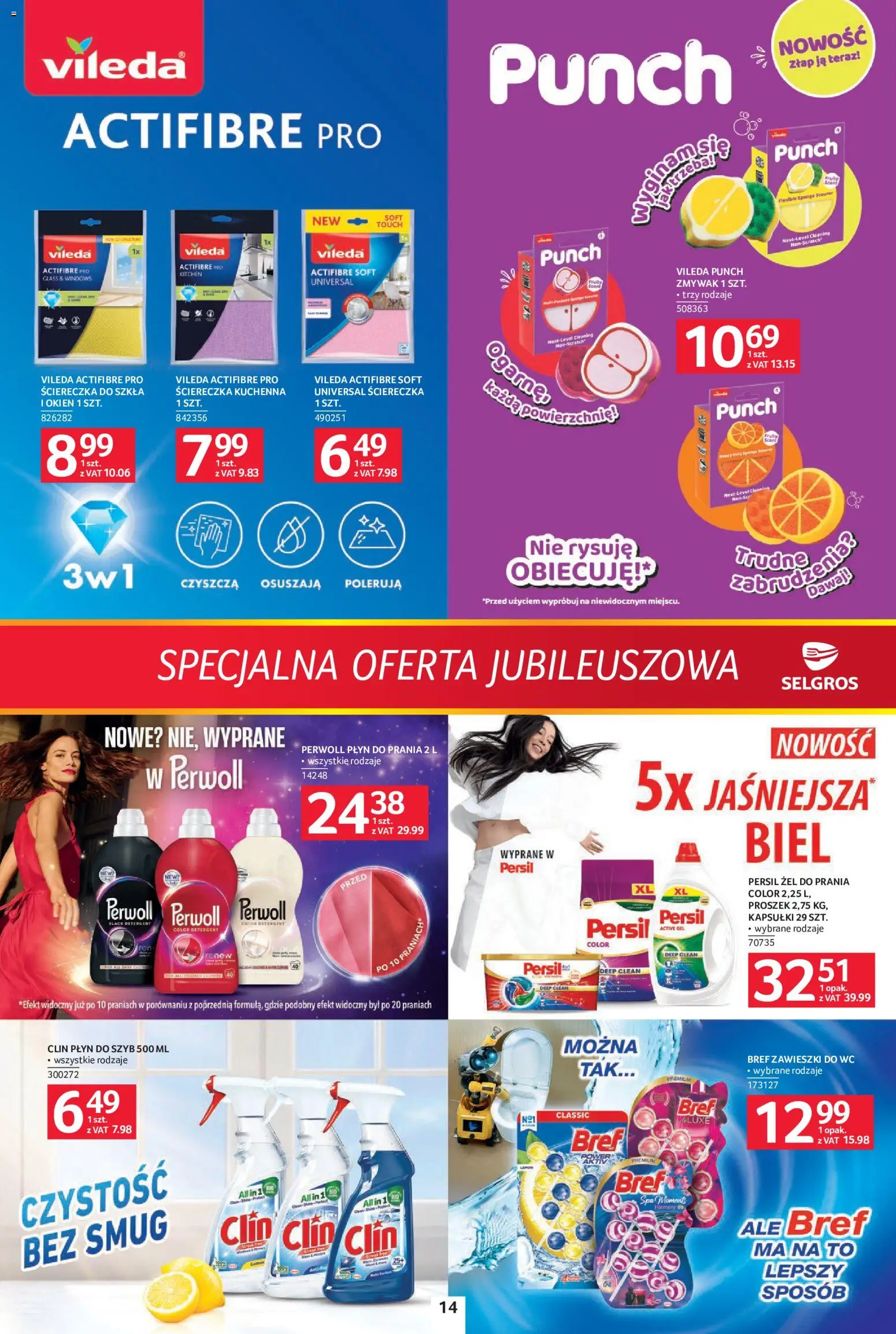 Selgros cash&carry gazetka - Specjalna oferta jubileuszowa od 13.08.2026 | Strona: 10 | Produkty: Persil, Żel do prania, Persil proszek, Detergent