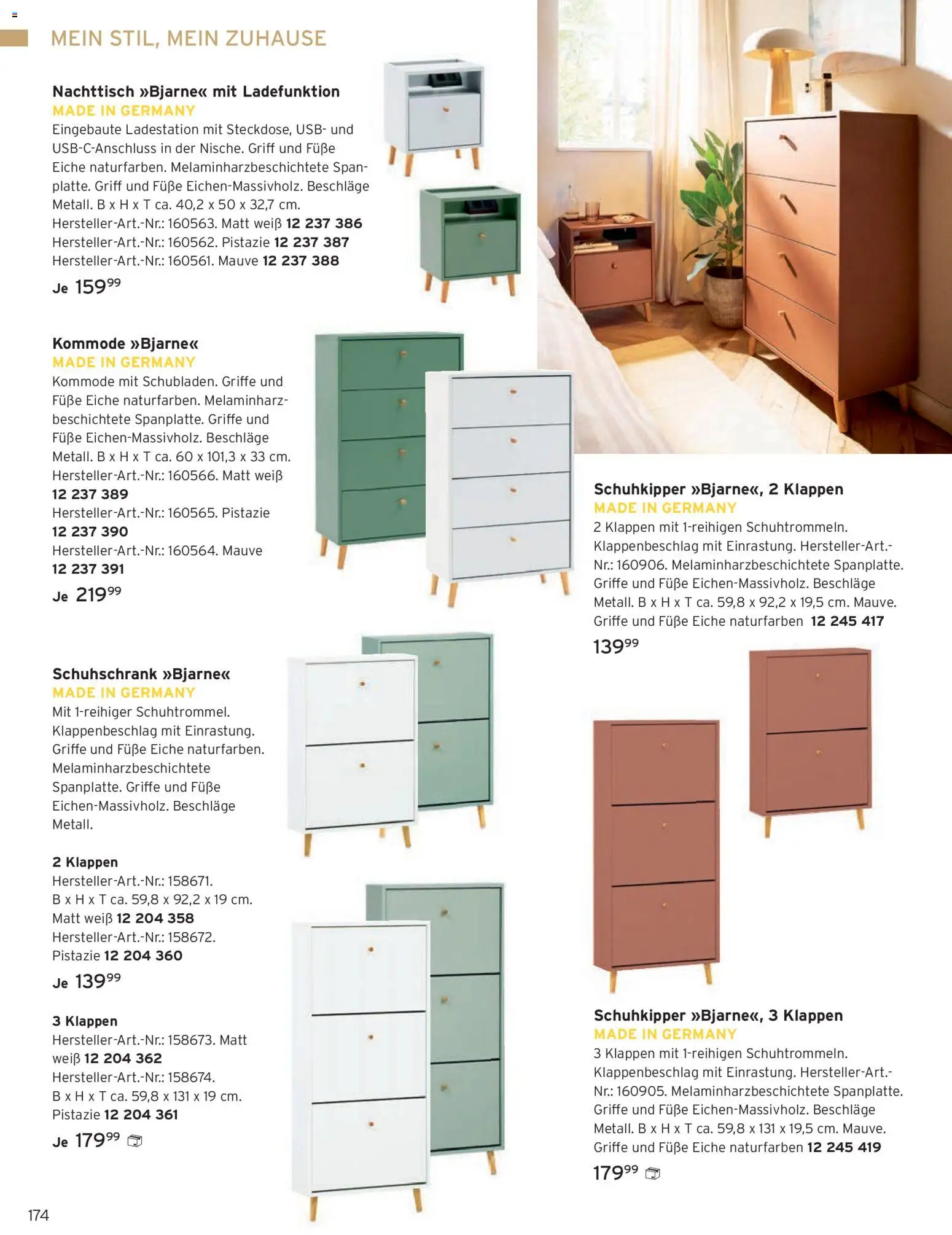 Angebote Tchibo – gültig ab 01.11.2026 | Seite: 174 | Produkte: USB, Kommode, Nachttisch, Schuhkipper