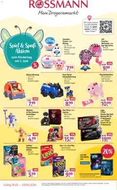 Rossmann Spiel & Spaß Angebote ab 18.05.2026 gültig