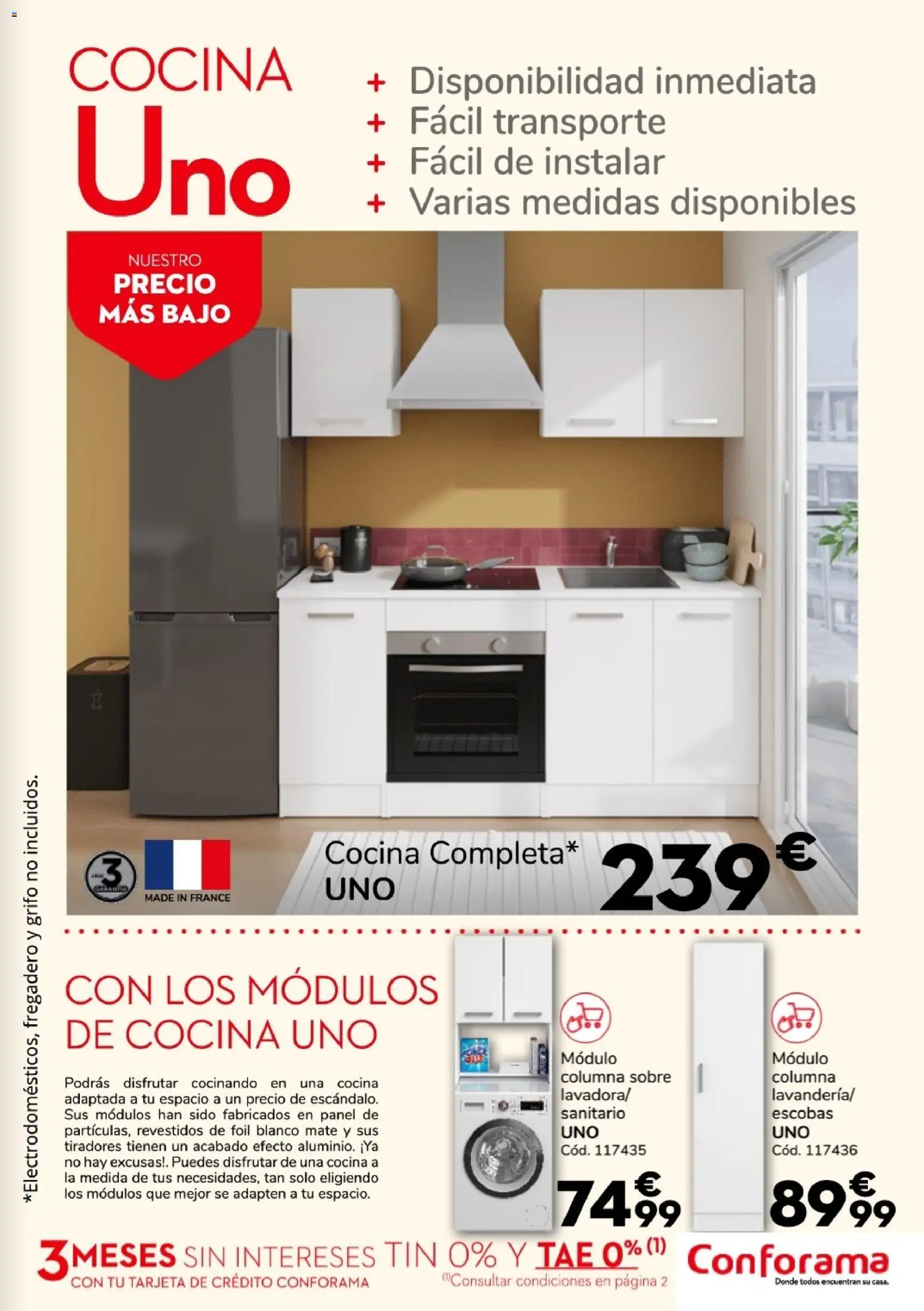 Conforama Super Quincena │ válido desde el 13/08/2026 | Página: 13 | Productos: Fregadero, Cocina
