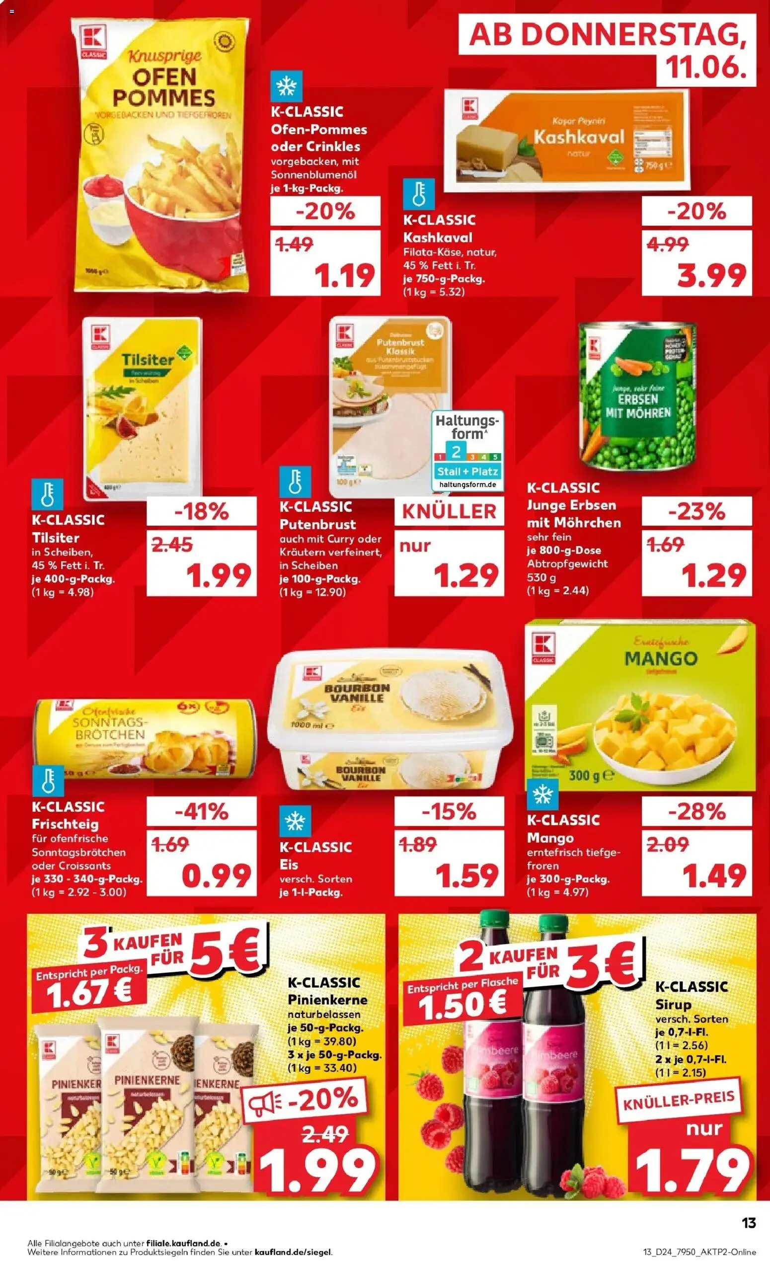 Kaufland Prospekt Oldenburg – gültig ab 08.06.2026 | Seite: 22 | Produkte: Ofen, Mango, Bourbon, Erbsen