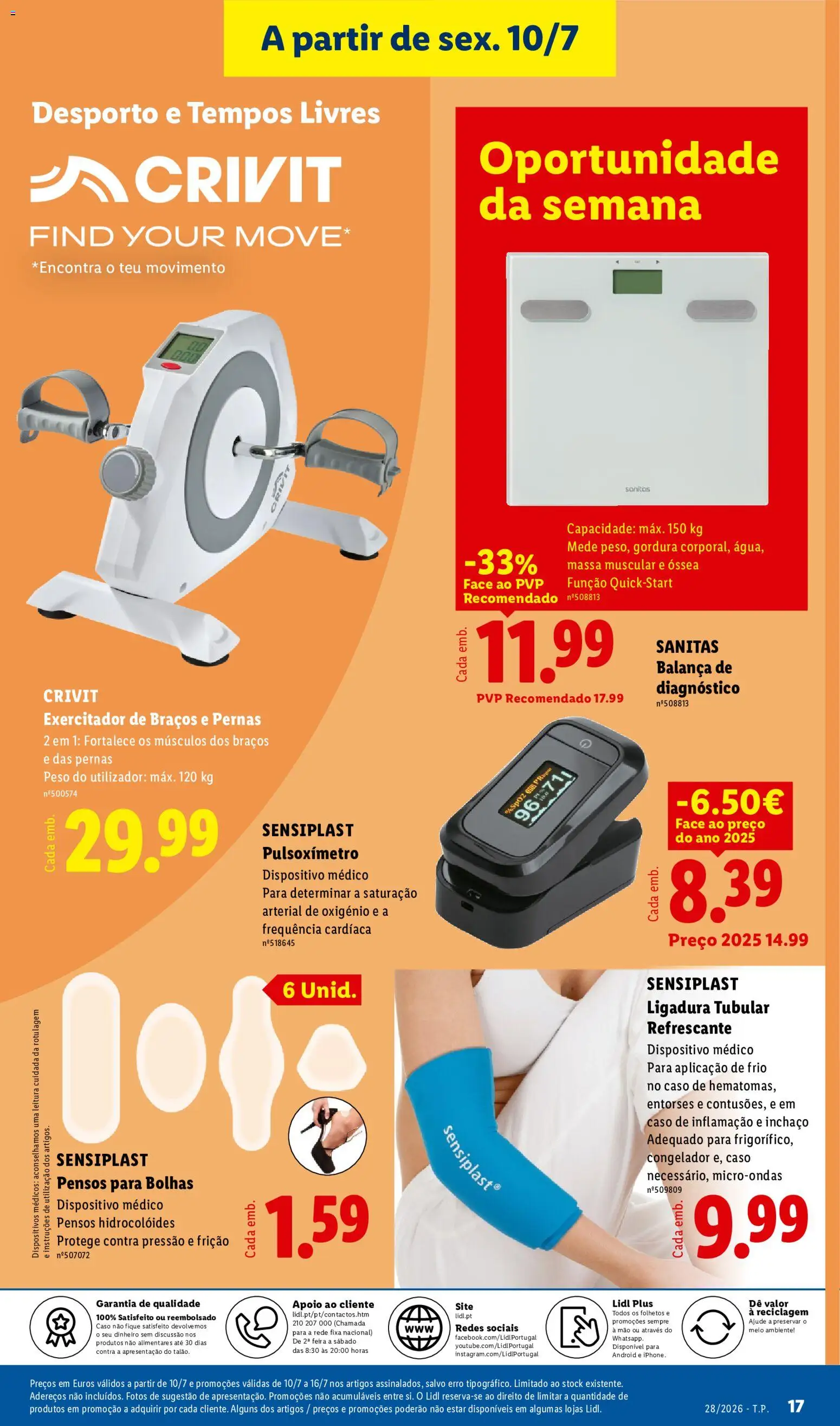 Lidl Novidades │ válido de 06/07/2026 | Página: 17 | Produtos: Congelador, Microondas, Massa